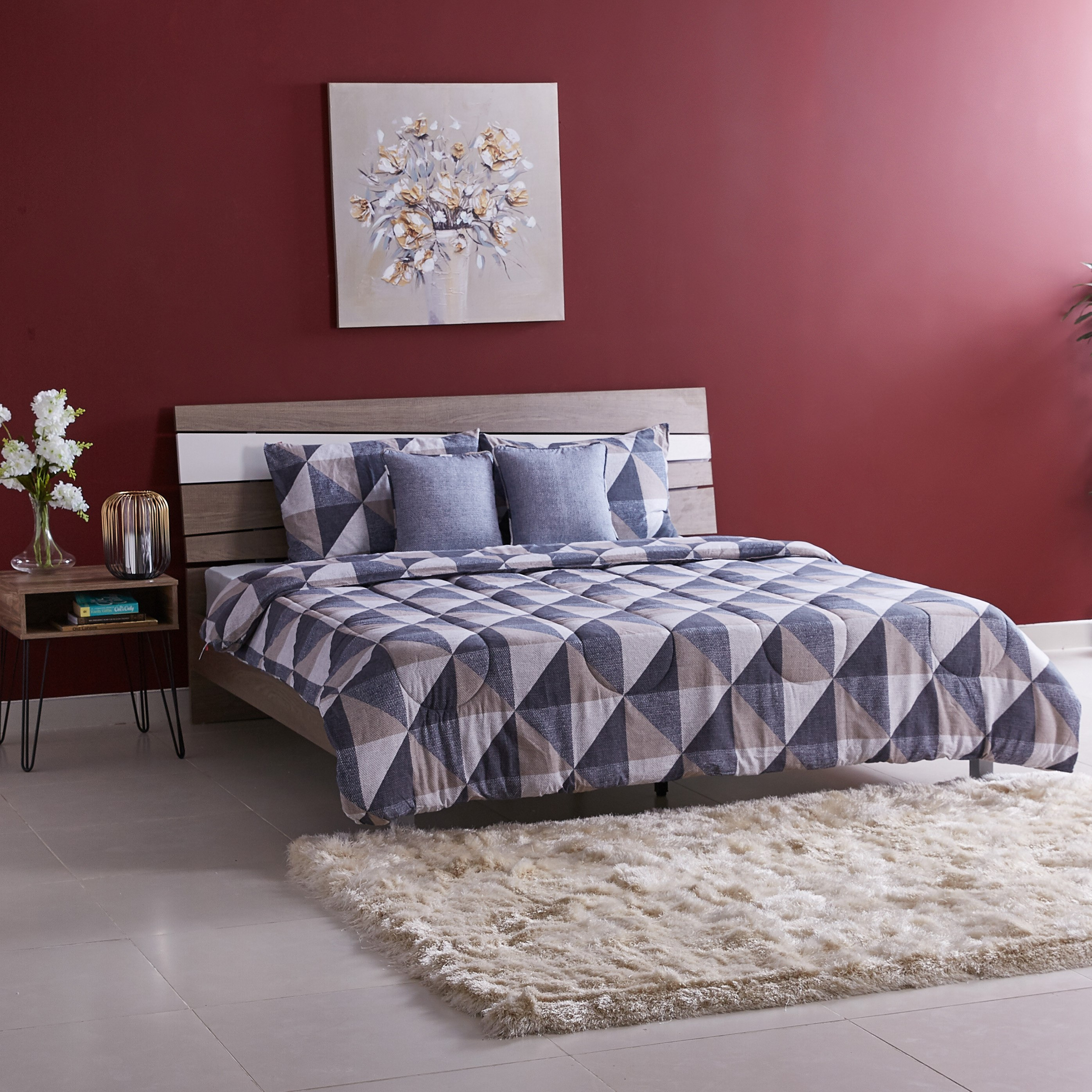 طقم ألحفة وبياضات فلانيل كينج 5 قطع من ستيرز - 220x240 سم-hbxhomeware-hbxdecorandfurnishings-image-6