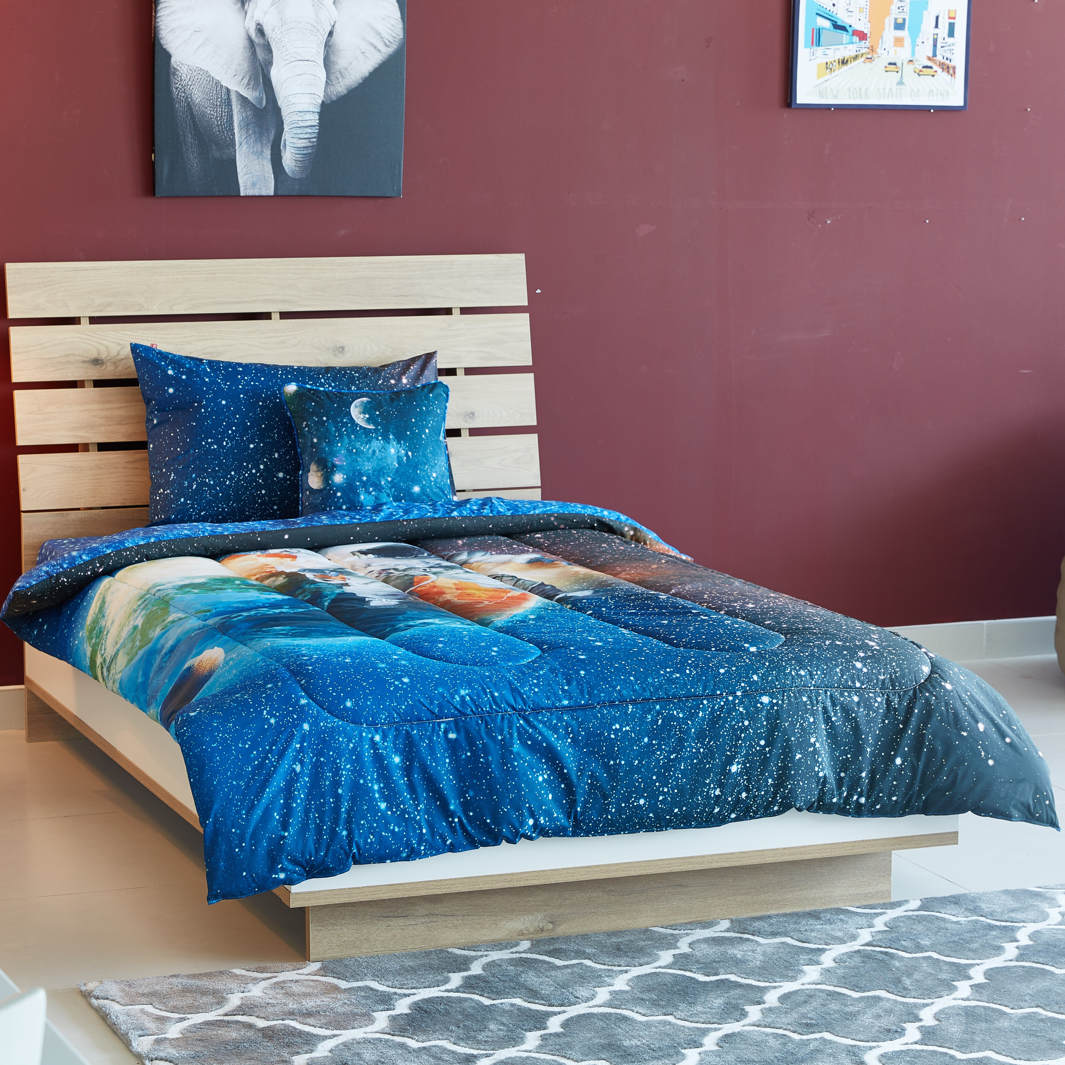 طقم الحفة وبياضات مقاس مزدوج 4 قطع من جوردي- 160x220 سم-hbxhomeware-hbxkidsandyouth-image-1