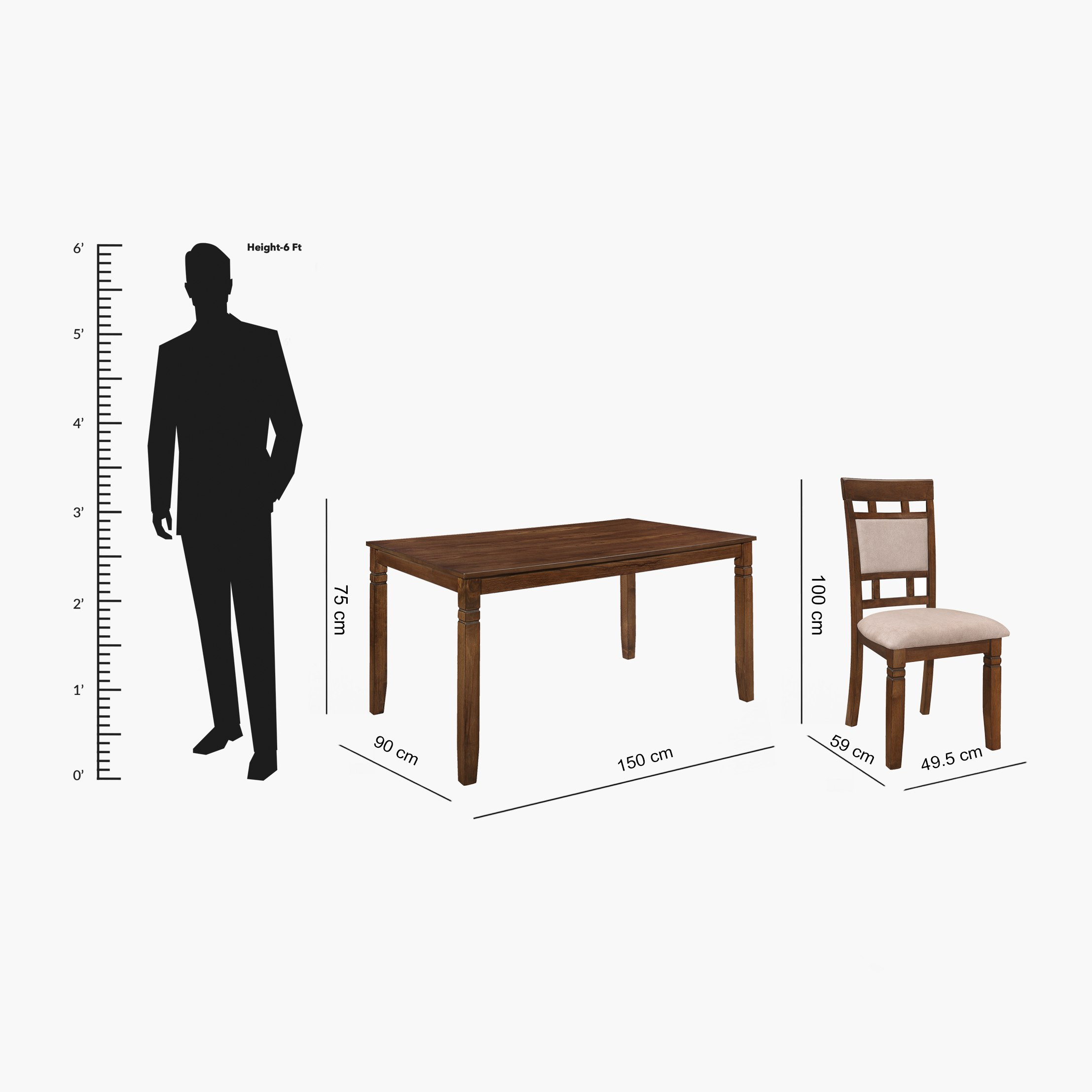 طقم طاولة سفرة 6 مقاعد من أشتور-hbxfurniture-diningtablesandsets-diningsets-sixseater-image-4