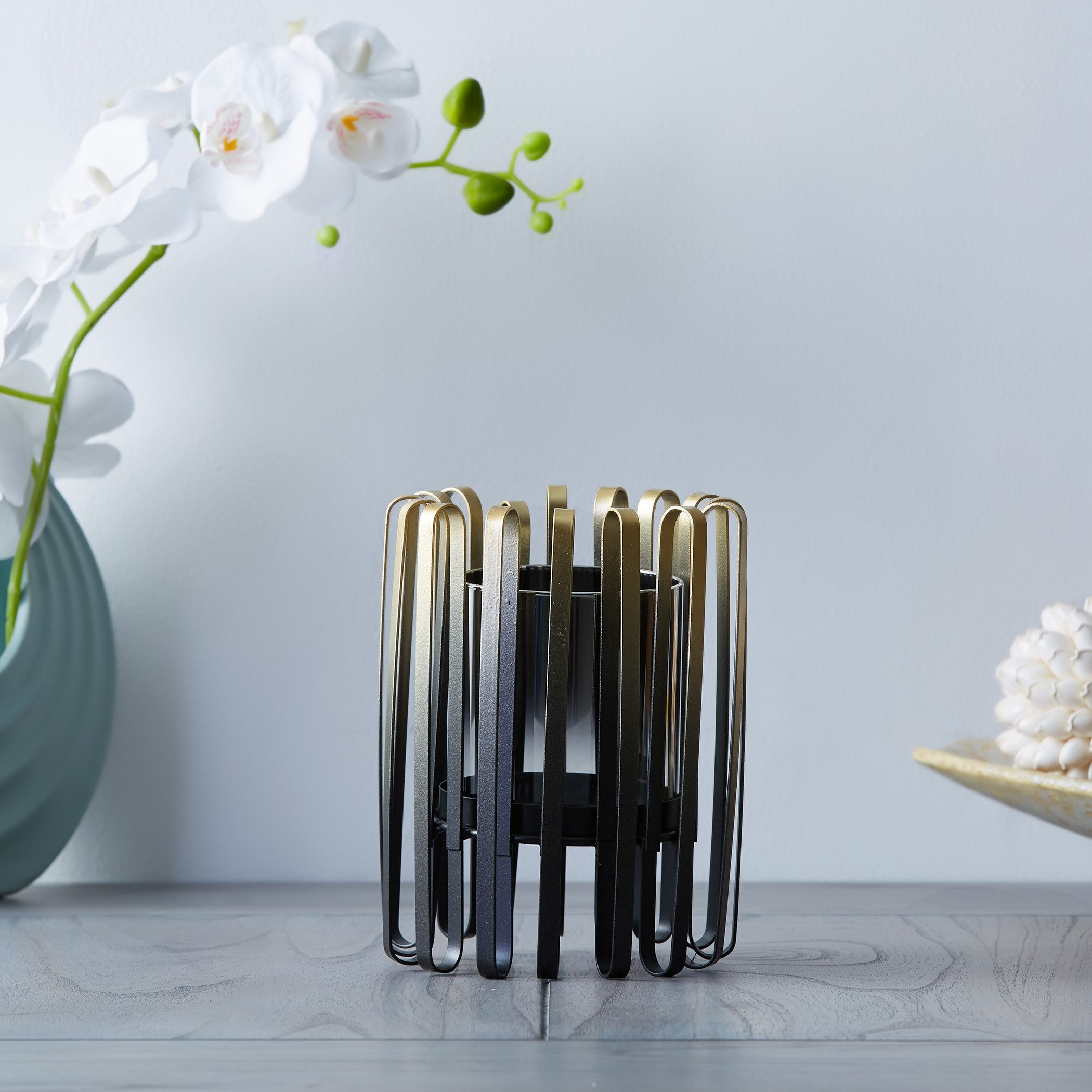 طقم حامل شموع معدني مع أنبوب زجاجي من فاليري-hbxlivingroom-decorandaccessories-candleholders-image-1