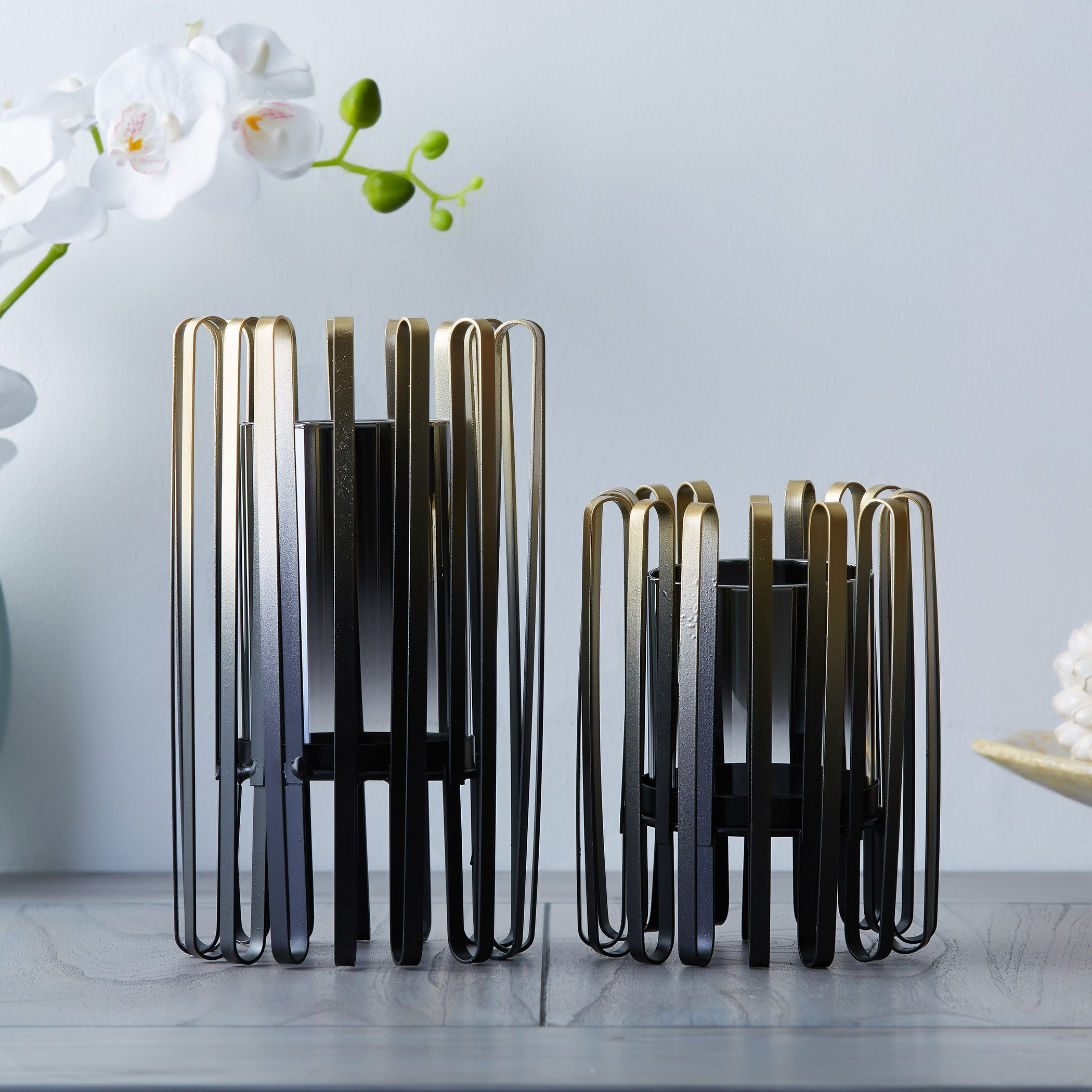 طقم حامل شموع معدني مع أنبوب زجاجي من فاليري-hbxlivingroom-decorandaccessories-candleholders-image-4