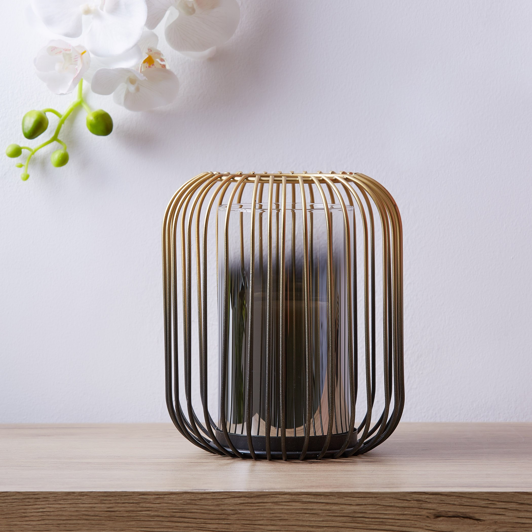 طقم حامل شموع معدني مع أنبوب زجاجي من سكيتي-hbxlivingroom-decorandaccessories-candleholders-image-1