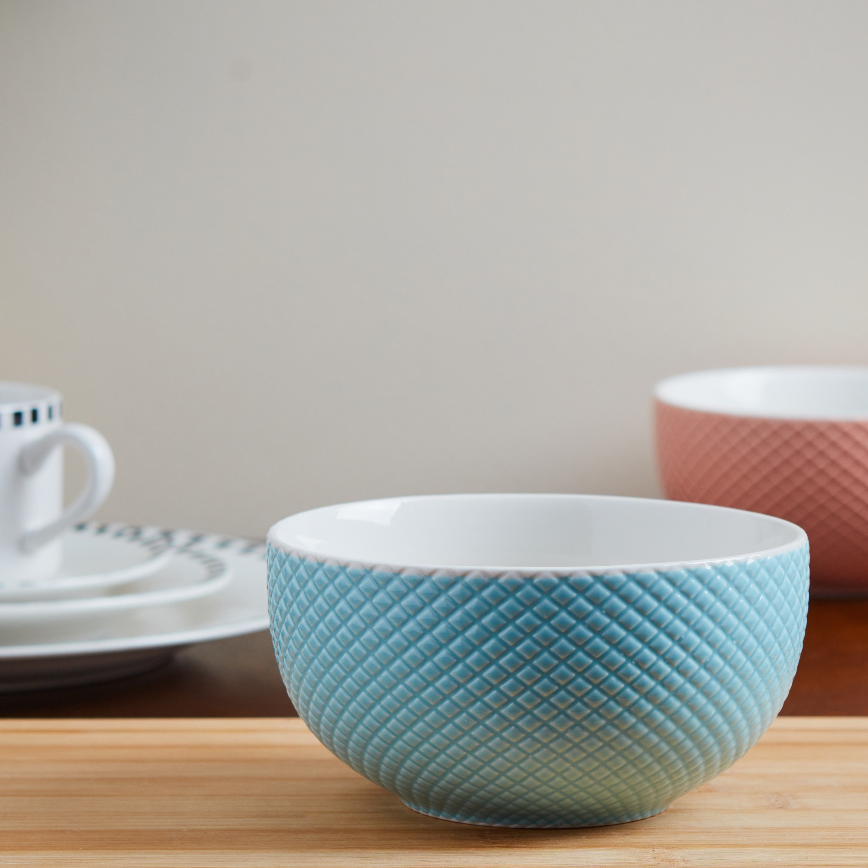 وعاء منقوش - 14سم-hbxdecorandfurnishings-tabletop-crockery-image-2