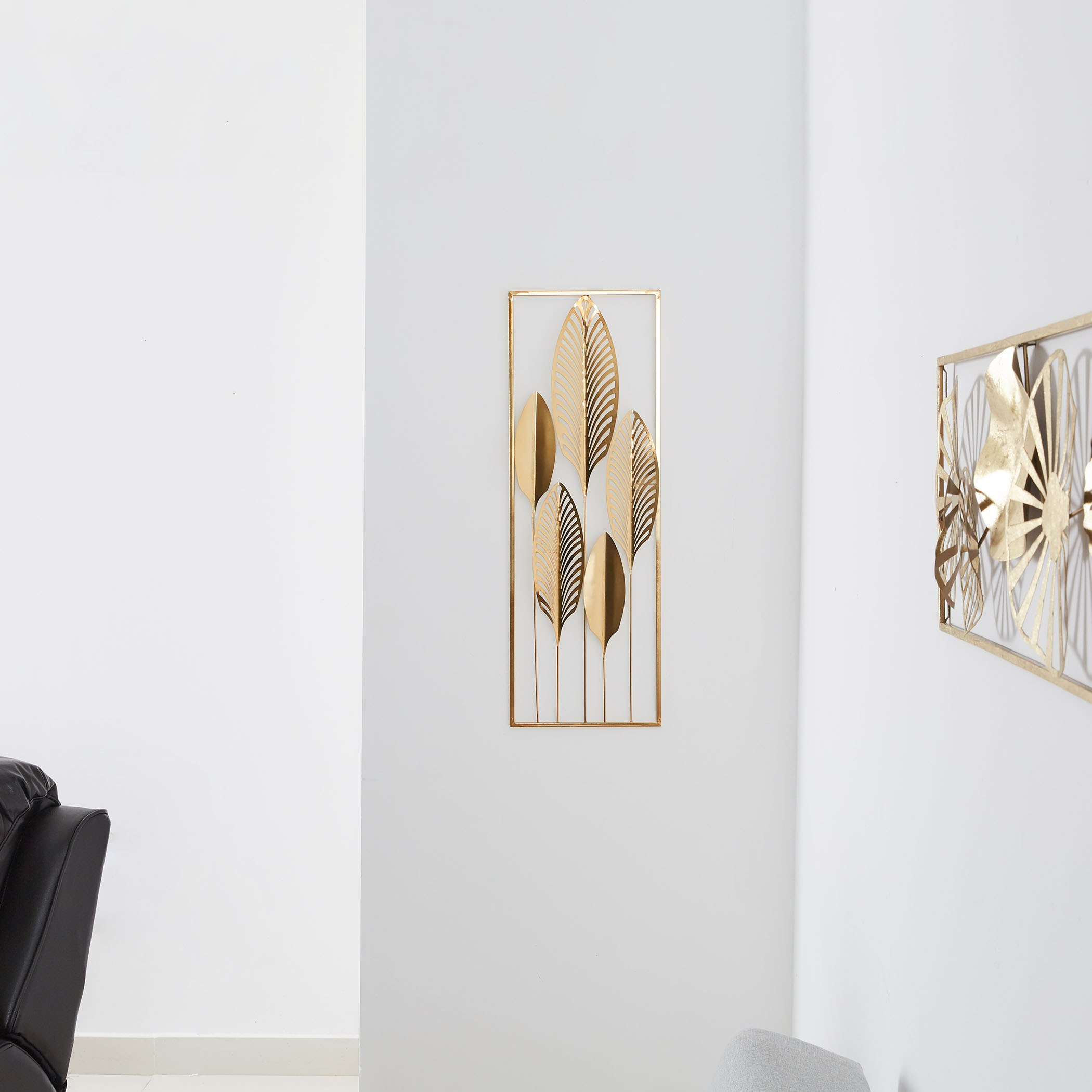 لوحة حائط معدنية على شكل أوراق شجر من أشفورد-hbxdiningroom-walldecor-wallart-image-2