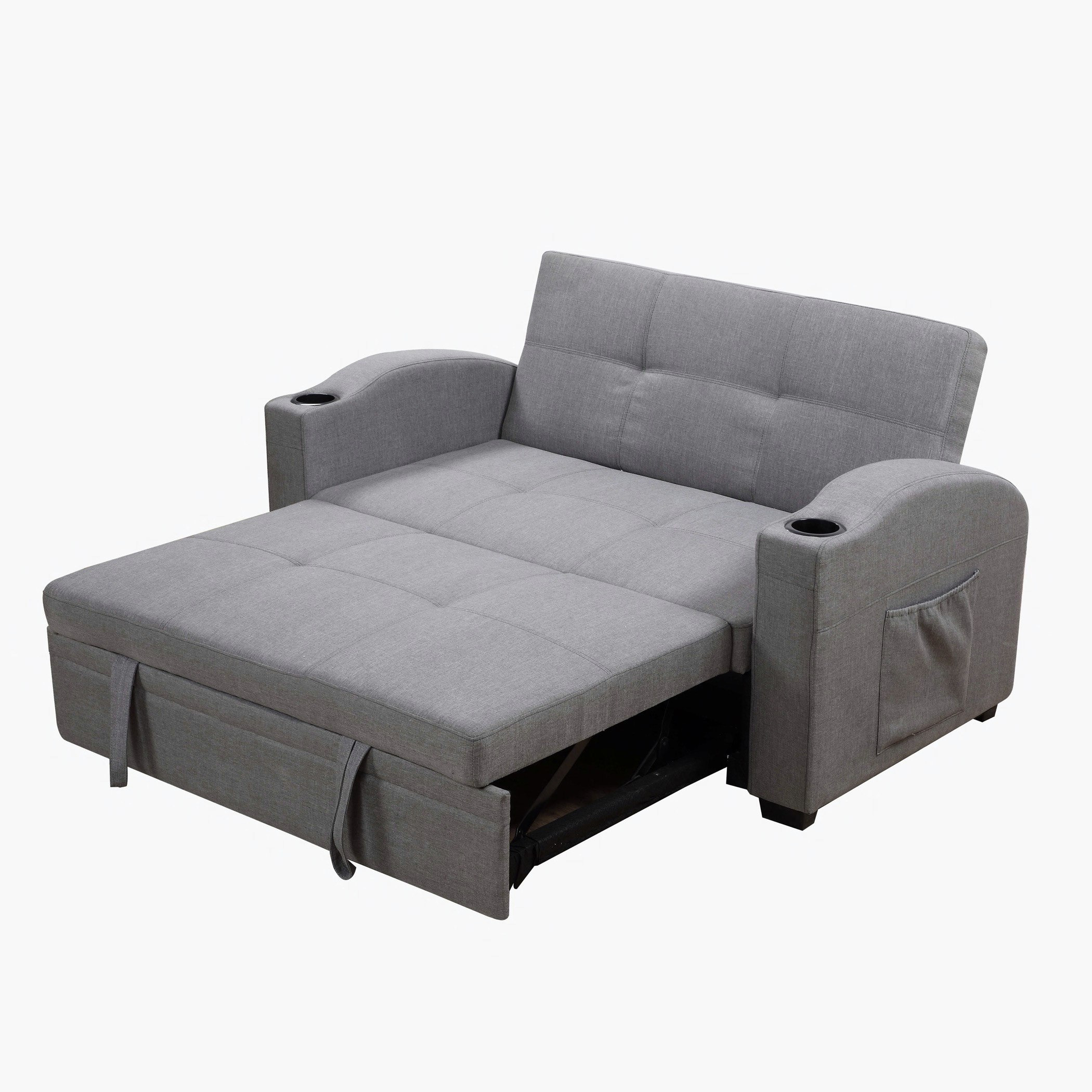 كنبة سرير قابلة للسحب مقعدين مع 2 حامل أكواب - مورجان-hbxlivingroom-sofasandarmchairs-sofas-image-3