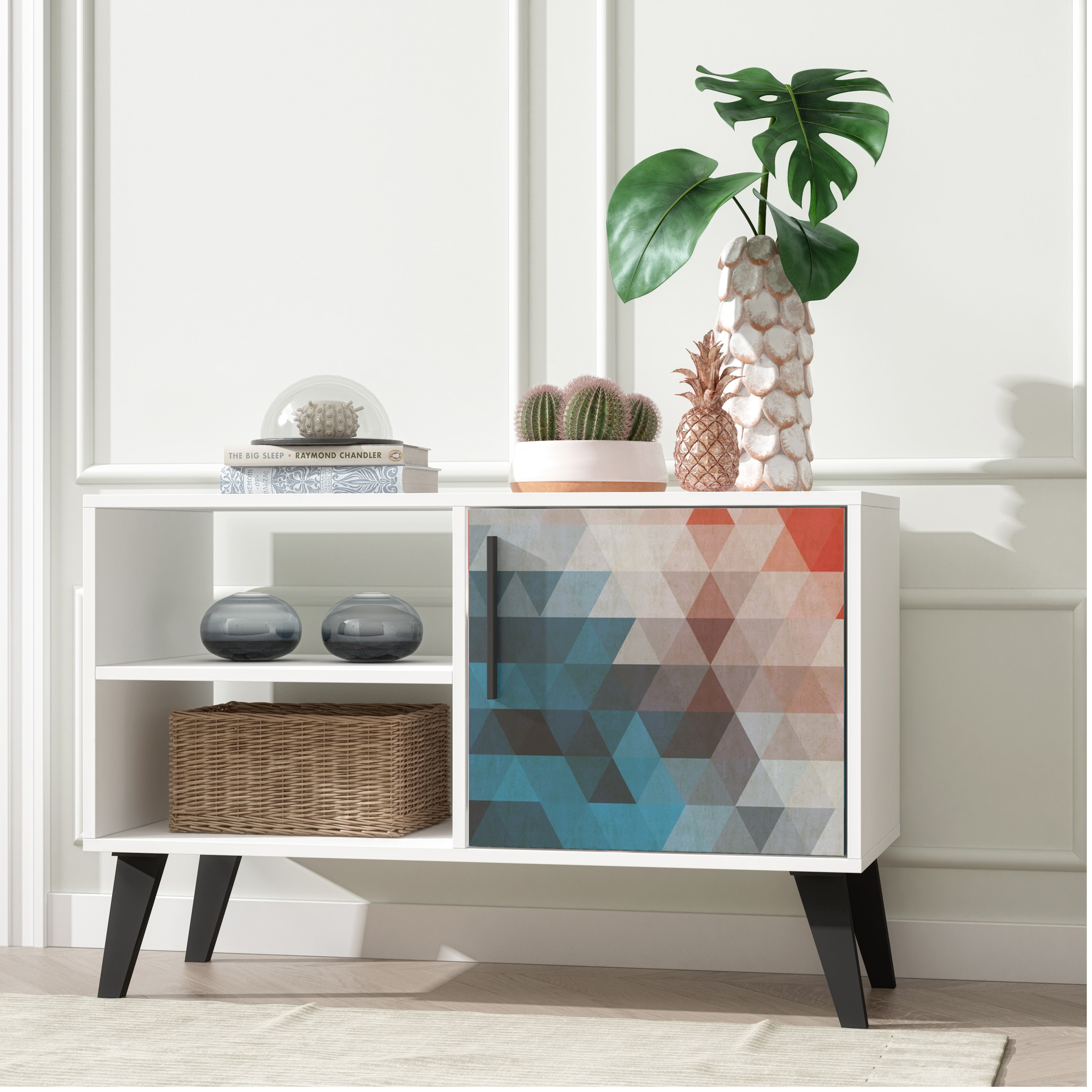 وحدة تلفاز منخفضة بدرج واحد لأجهزة تلفاز حتى 39 بوصة من أولاندا-hbxlivingroom-mediaunitsandstorage-tvunits-image-1