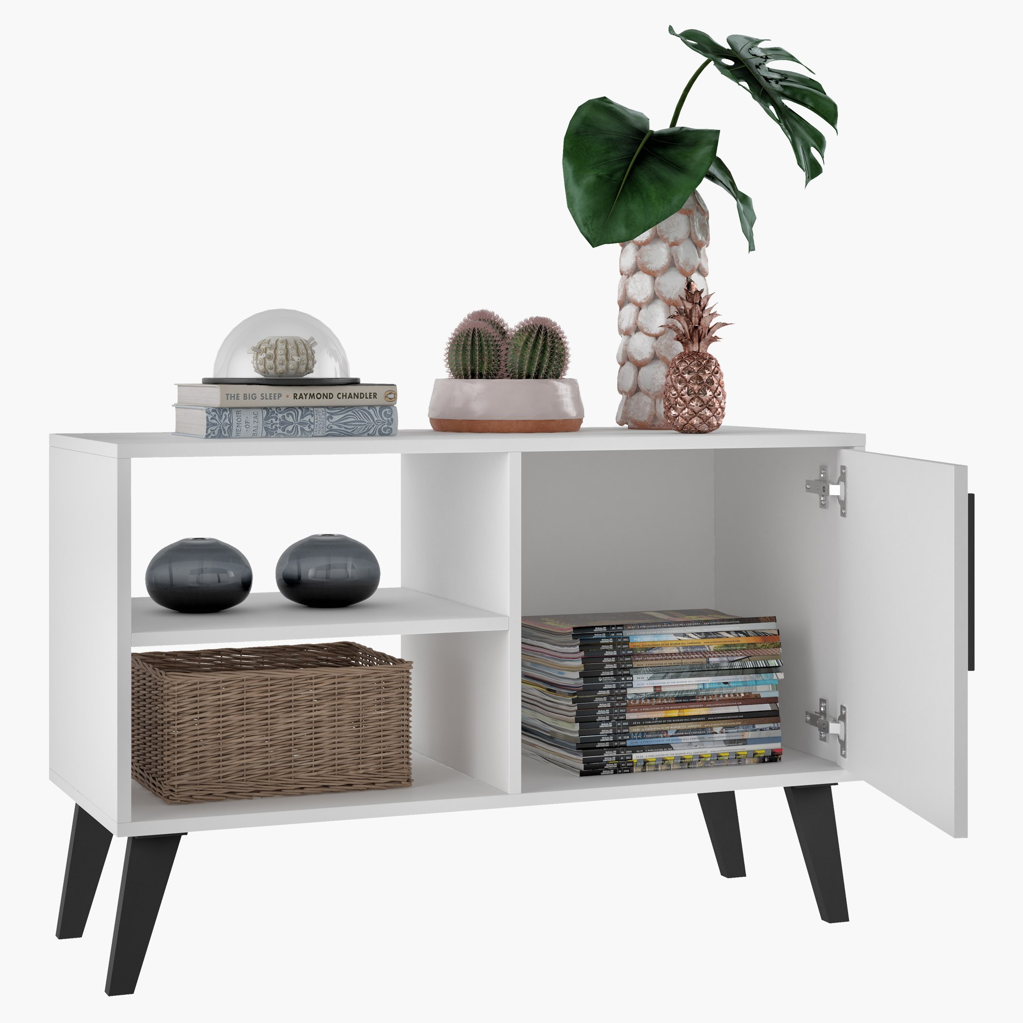 وحدة تلفاز منخفضة بدرج واحد لأجهزة تلفاز حتى 39 بوصة من أولاندا-hbxlivingroom-mediaunitsandstorage-tvunits-image-3