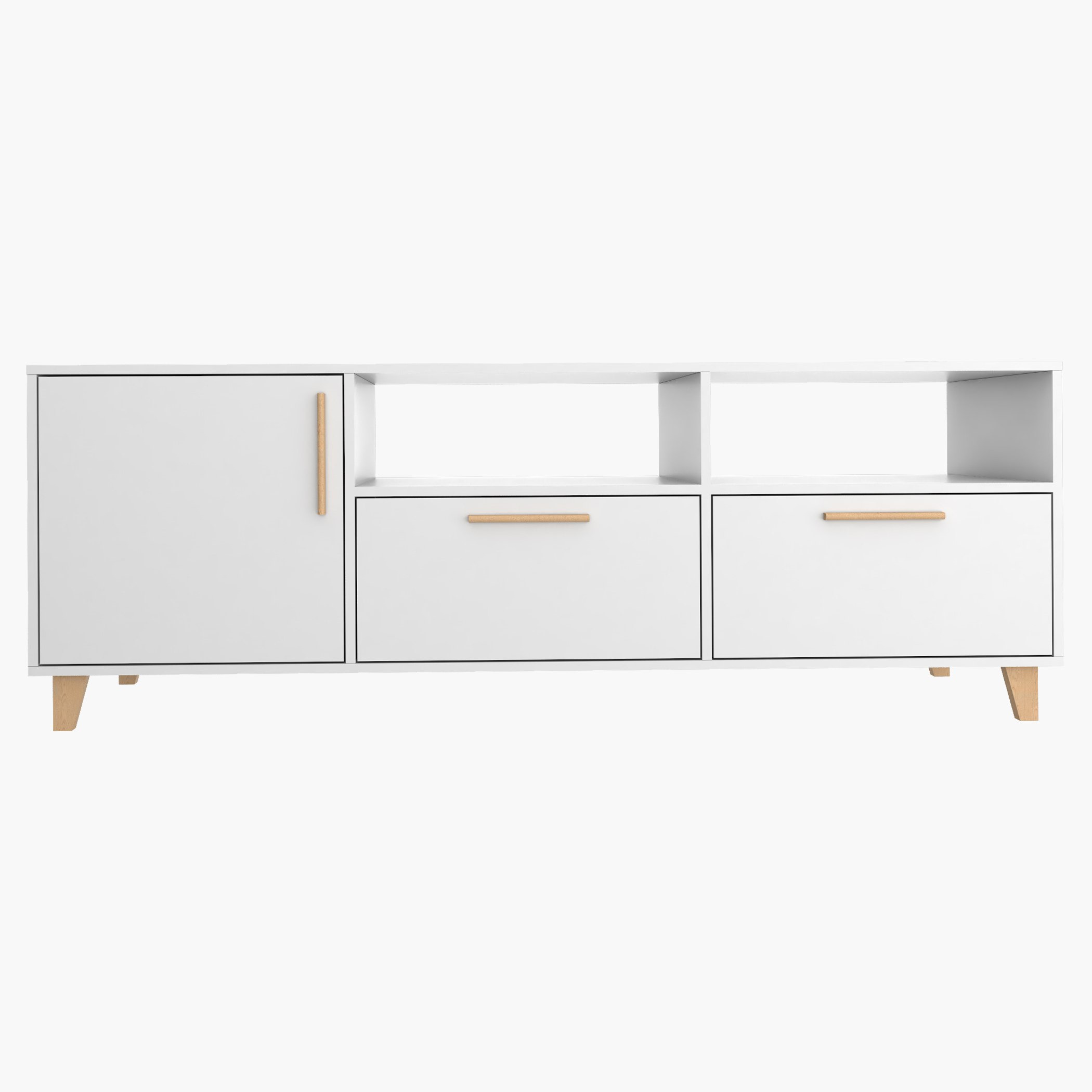 وحدة تلفاز منخفضة بدرج واحد لأجهزة تلفاز حتى 65 بوصة من سلفادور-hbxlivingroom-mediaunitsandstorage-tvunits-image-3