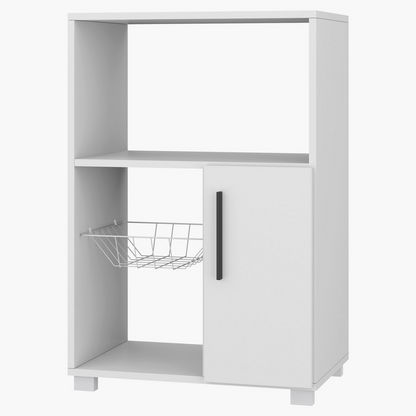 Salvador Microwave Cart with 1-Door Cabinet