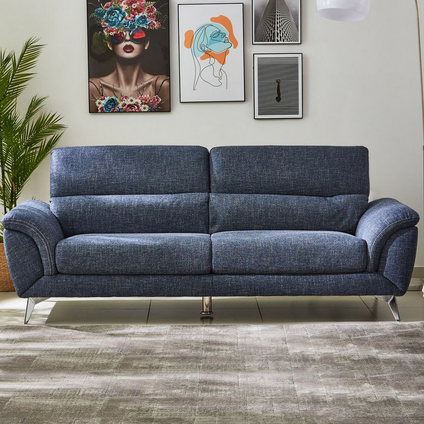 Wingzy 3-Seater Fabric Sofa-Sofas-image-0