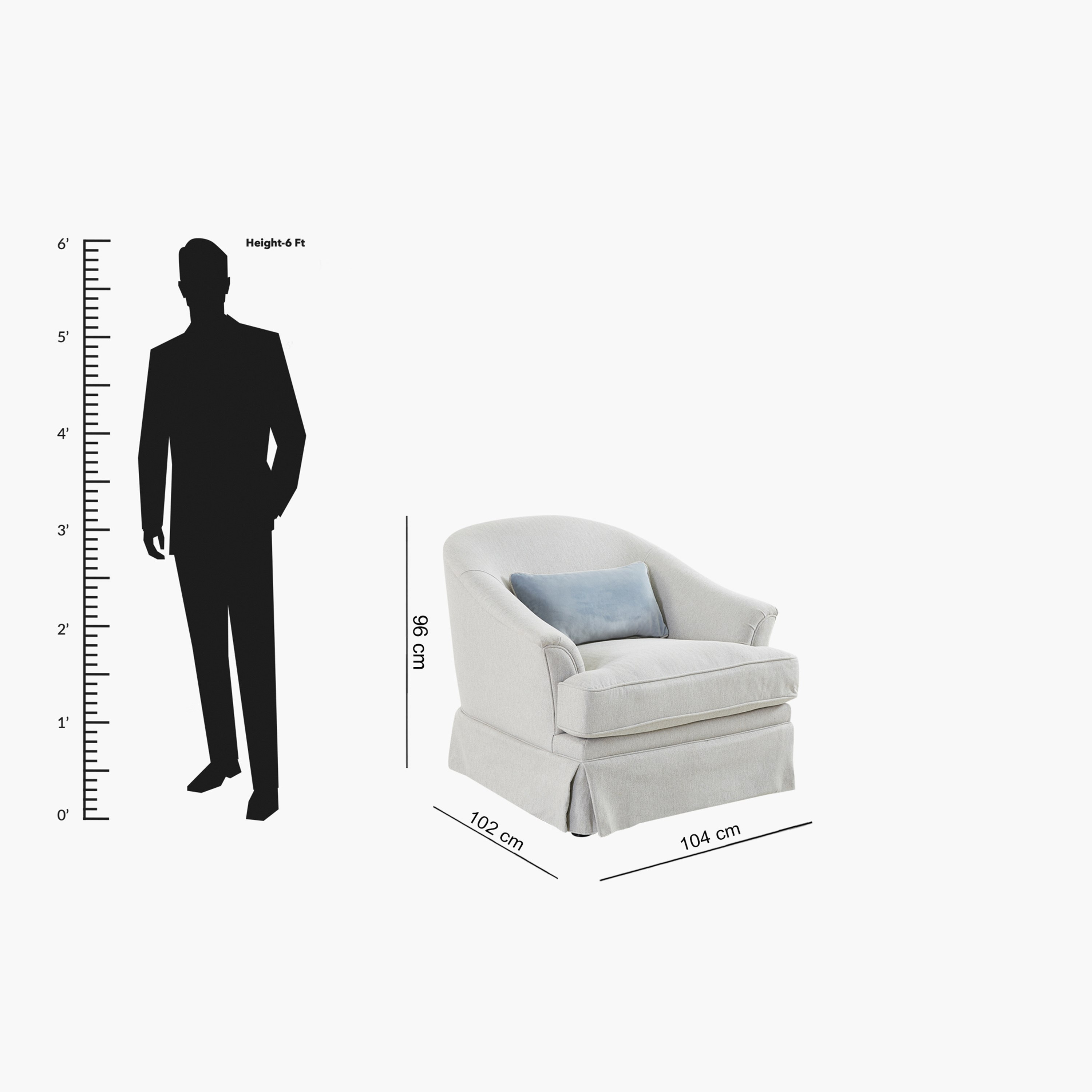 مقعد بمساند ذراعين ووسادة مبعثرة من أوكسفيل-hbxlivingroom-sofasandarmchairs-sofas-image-6