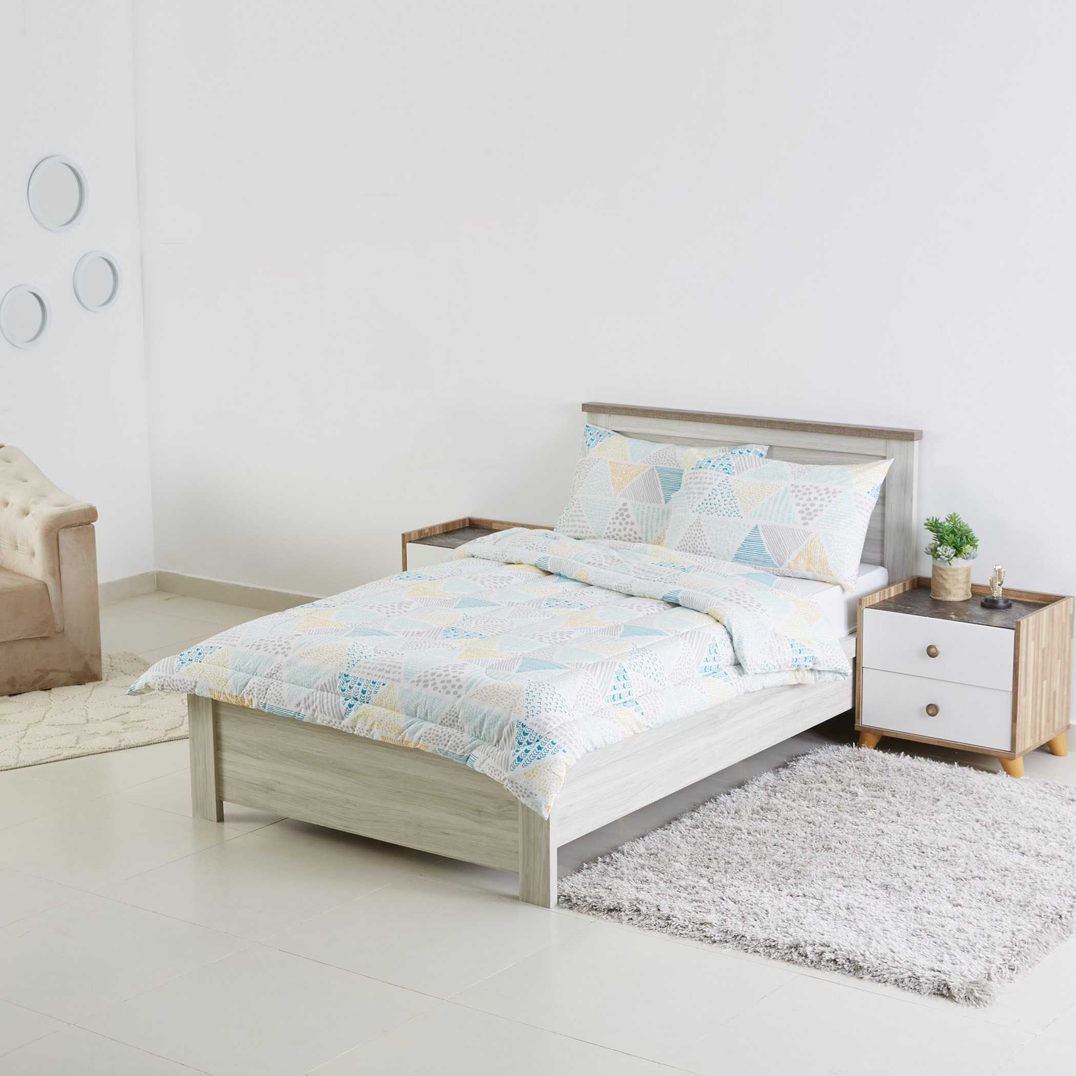 طقم أغطية لحاف مزودج بطبعات 3 قطع من هايدن - 160x220 سم-PROMO_HB_AE_B1G1_250925-image-5