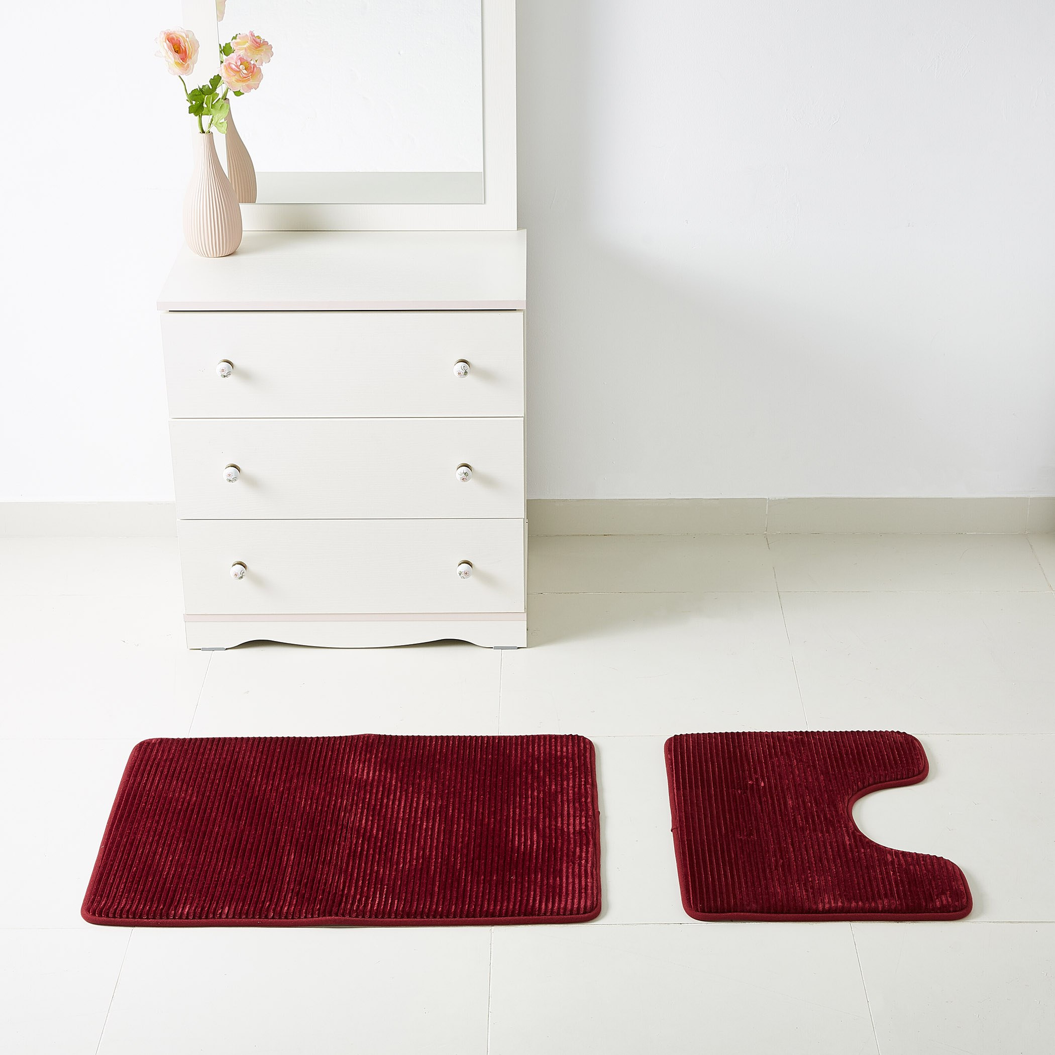 طقم سجادة حمام قطعتين من الإسفنج الحسّاس للضغط من لوكسوت-hbxbedroom-floorcoverings-bathmats-image-4