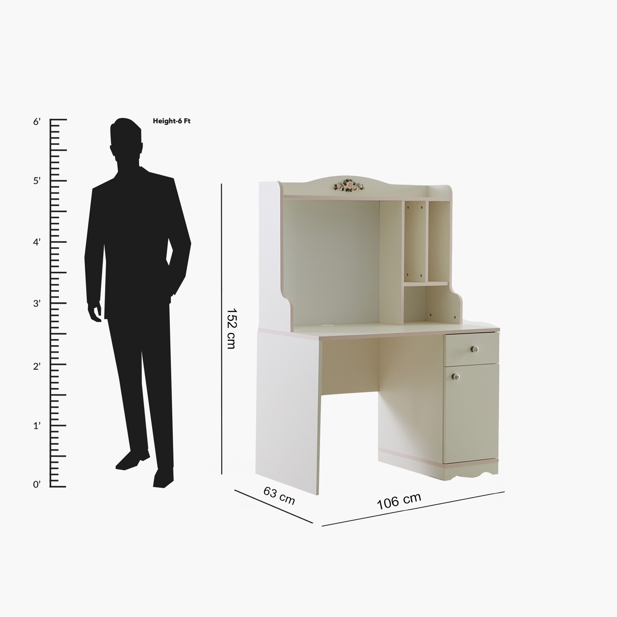 مكتب دراسة بخزانة من كاميليا-hbxfurniture-office-desks-image-6