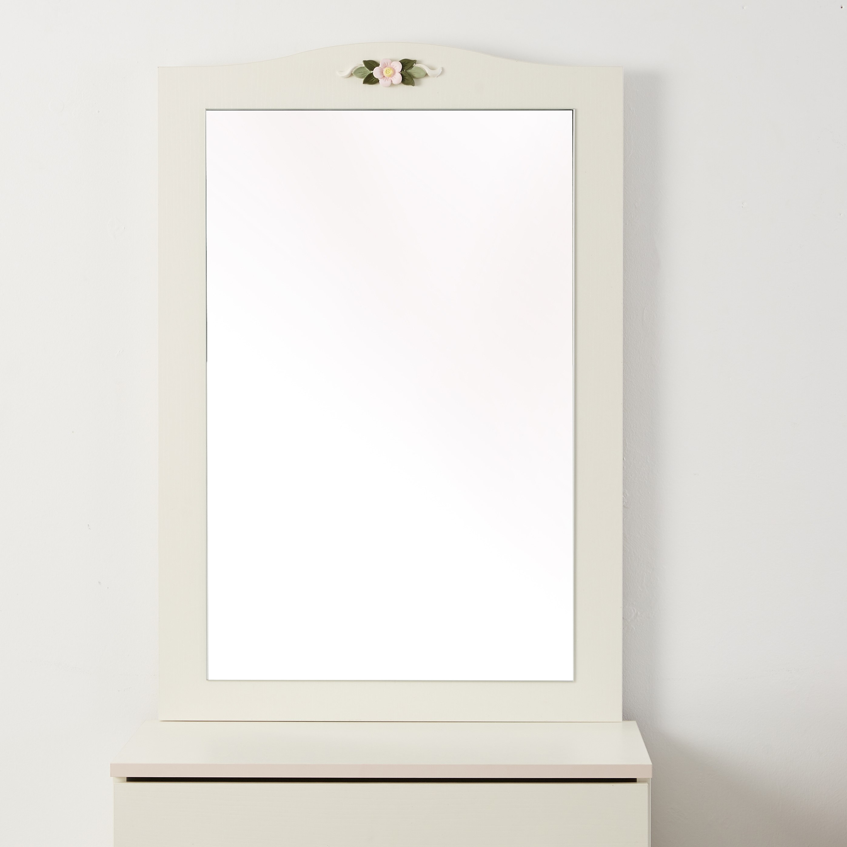 مرآة بتفاصيل أزهار بدون طاولة تزيين من كاميليا-hbxfurniture-kidsroom-kidsdressersandmirrors-image-3