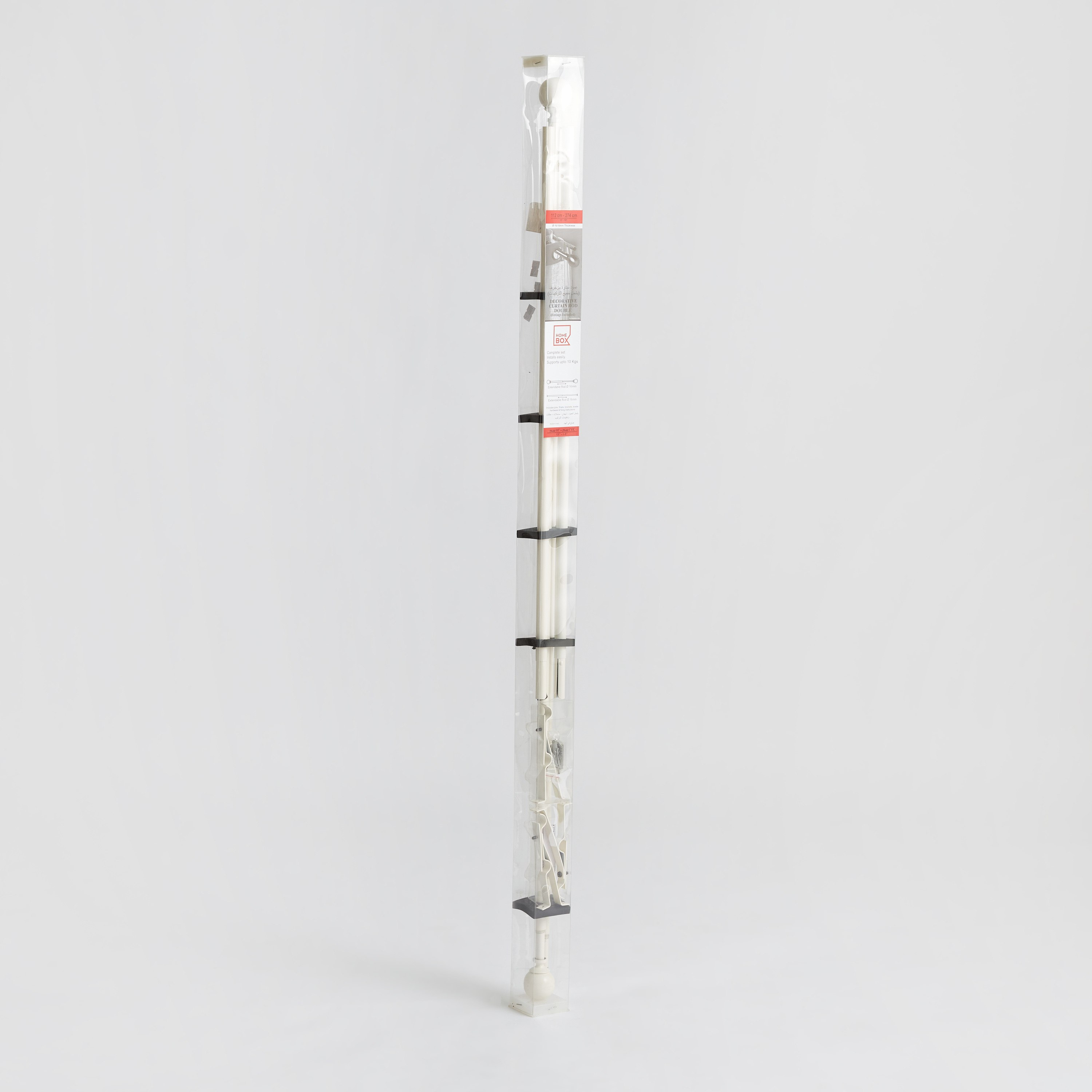 Berg Gloss Curtain Rod with Holder - 112 to 274 cm-hbxhomeware-hbxdecorandfurnishings-image-6