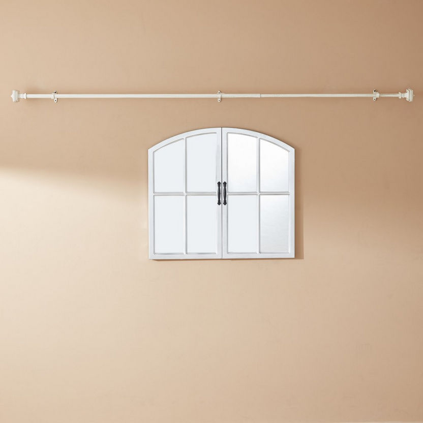 Abstract Adjustable Curtain Rod - 122-274 cm-Rods-image-0
