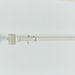 Abstract White-Brushed Extendable Curtain Rod - 132-365 cm-Rods-thumbnail-1