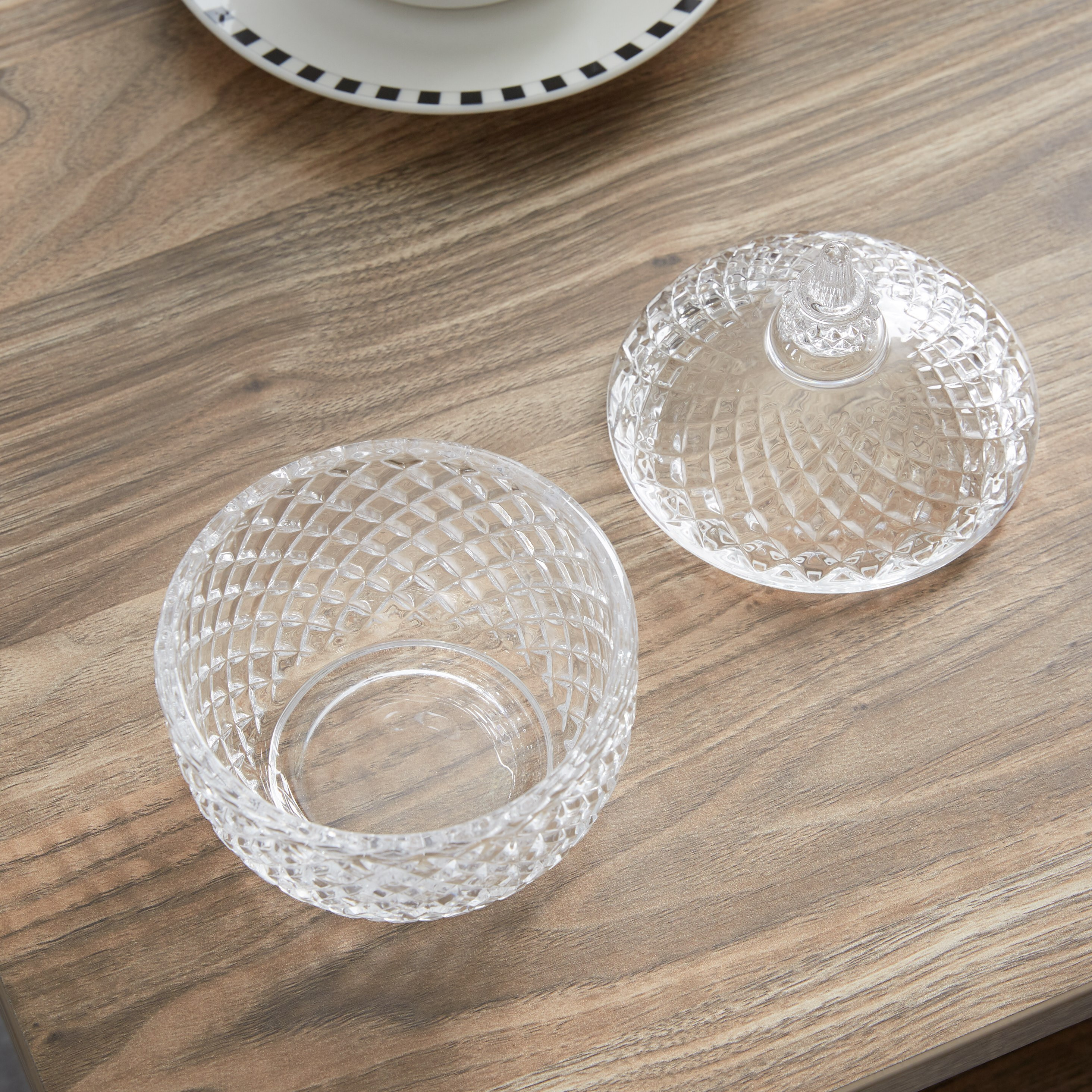 Crystal Cut Candy Bowl with Lid-hbxdecorandfurnishings-tabletop-serveware-image-2