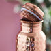 Copper Hammered Bottle - 1 L-Water Bottles and Jugs-thumbnail-2