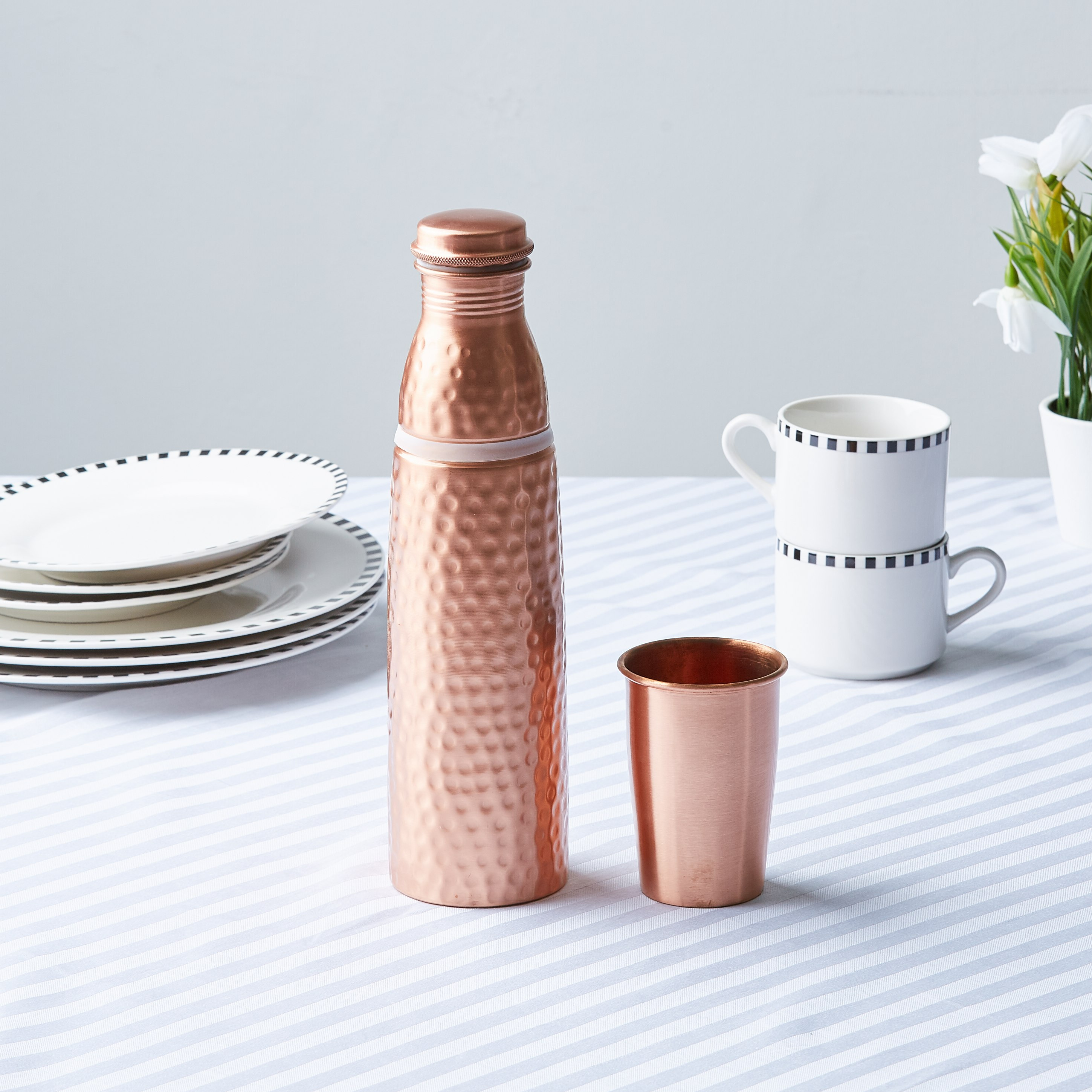 Copper Bottle with Glass-hbxhomeware-diningandtabletop-bottles-image-2