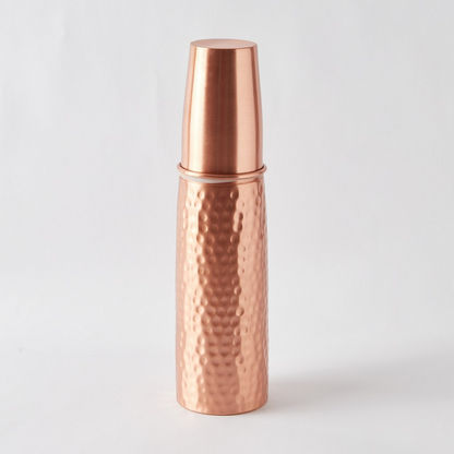Copper Bottle with Glass