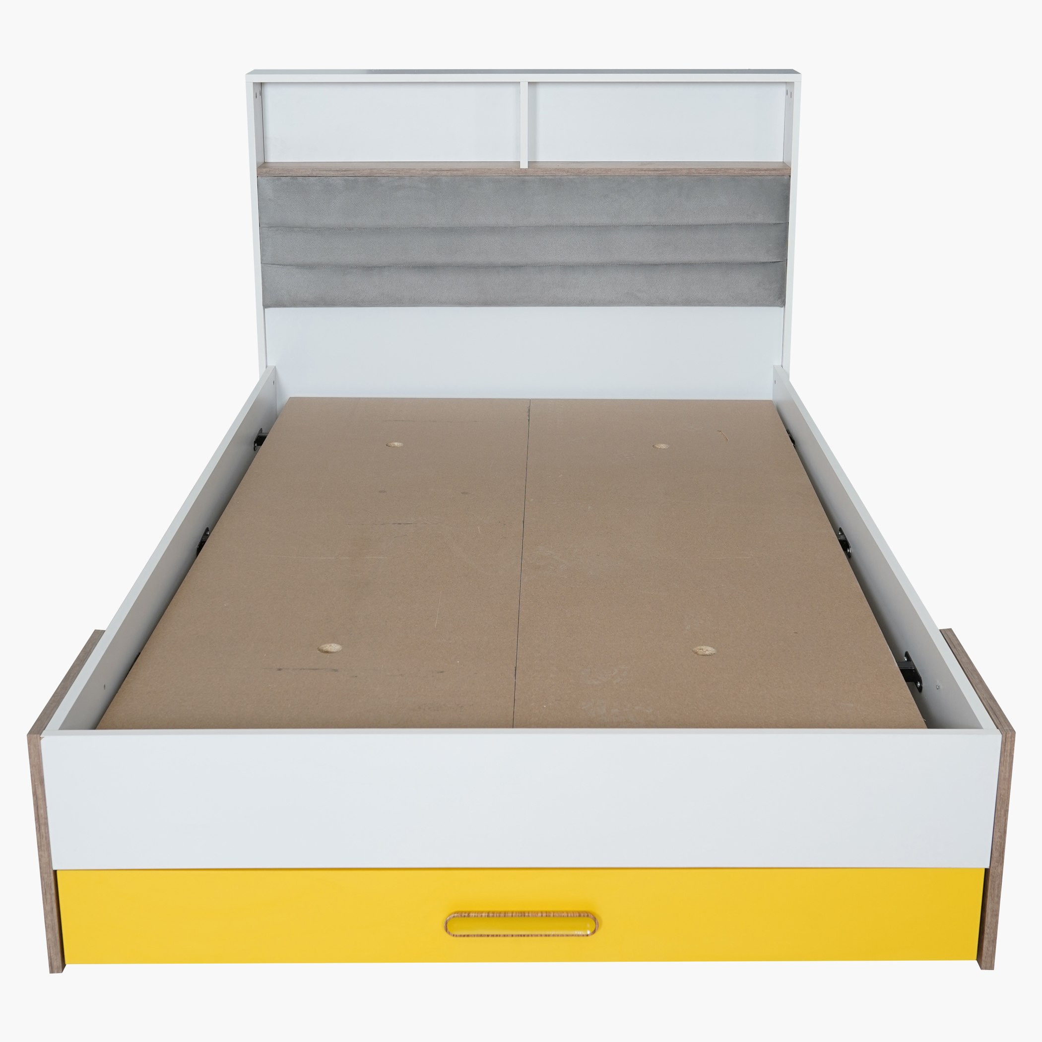 سرير فردي بلوح رأسي بمساحة تخزين ودرج من صني-hbxfurniture-bedsandbedsets-beds-single-image-3