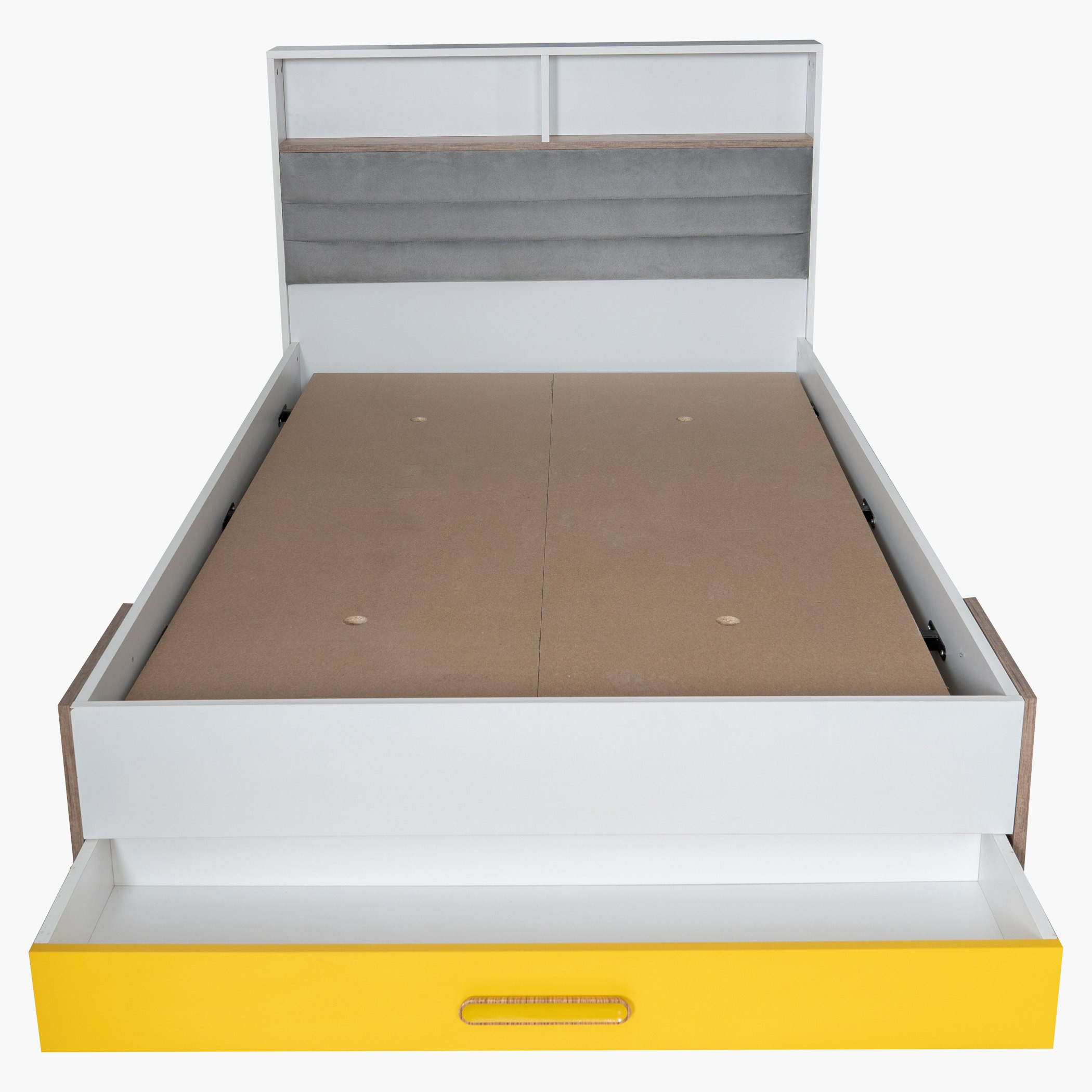 سرير فردي بلوح رأسي بمساحة تخزين ودرج من صني-hbxfurniture-bedsandbedsets-beds-single-image-4