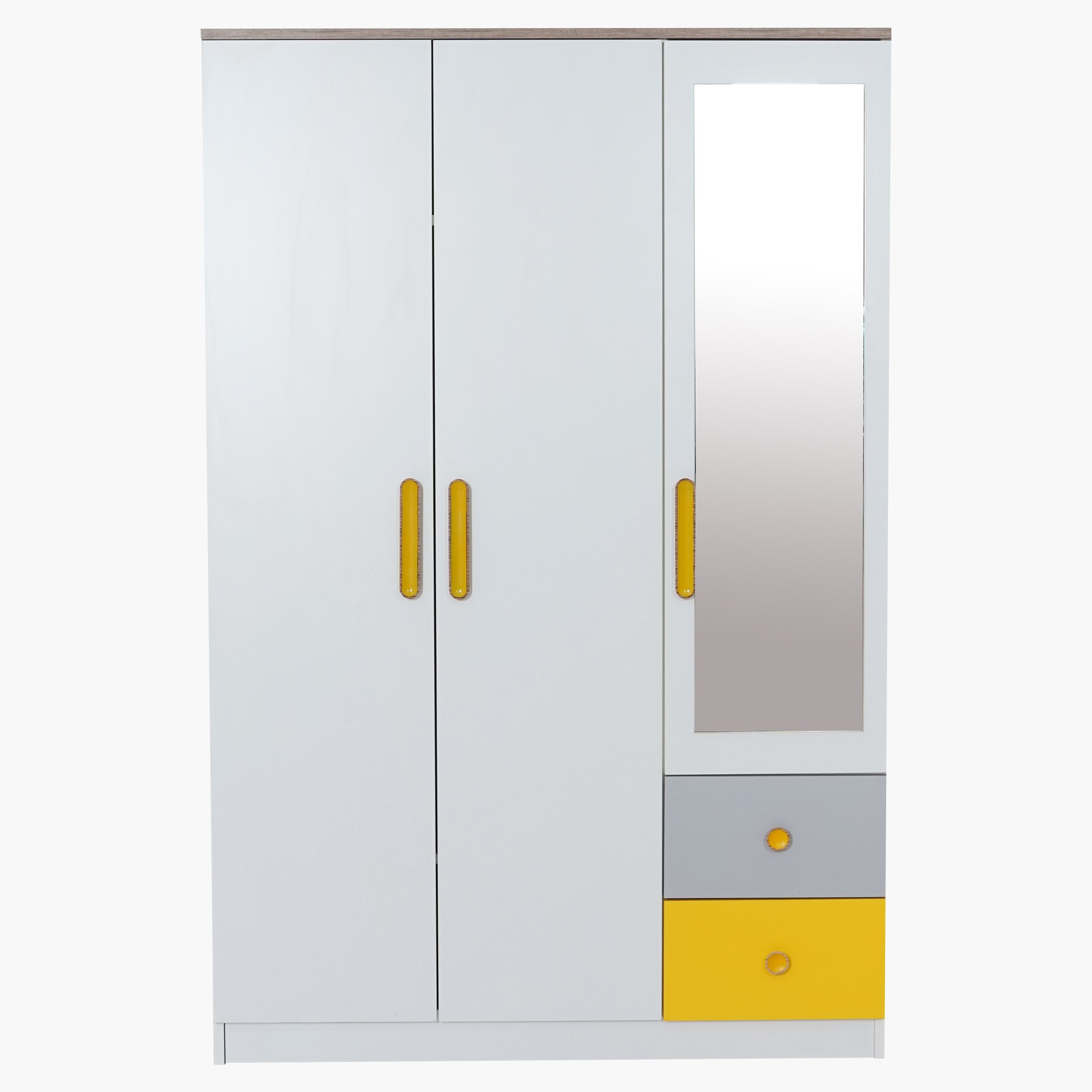 خزانة ملابس بدرجين وثلاثة أبواب مع مرآة من ساني-hbxfurniture-wardrobes-image-2
