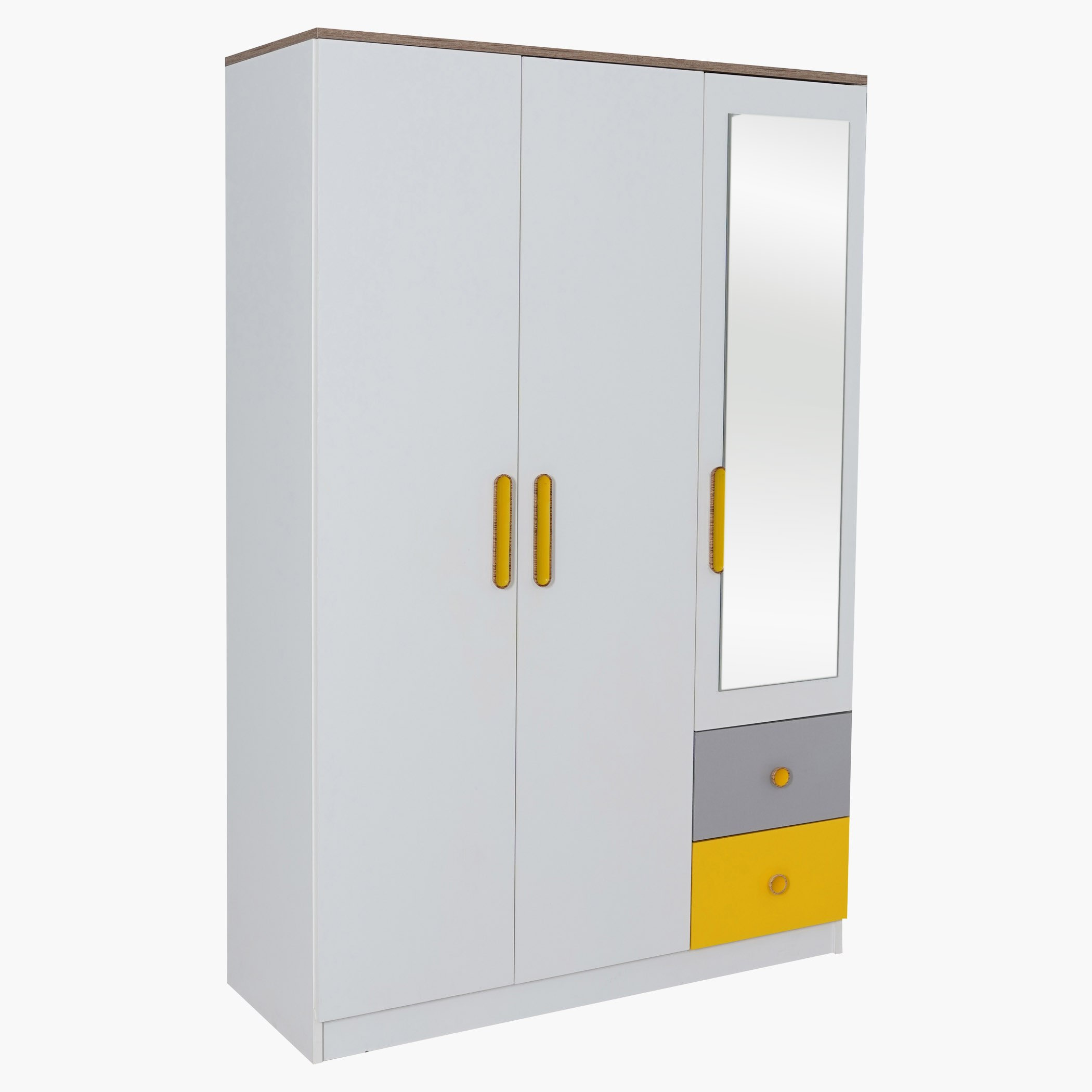 خزانة ملابس بدرجين وثلاثة أبواب مع مرآة من ساني-hbxfurniture-wardrobes-image-5