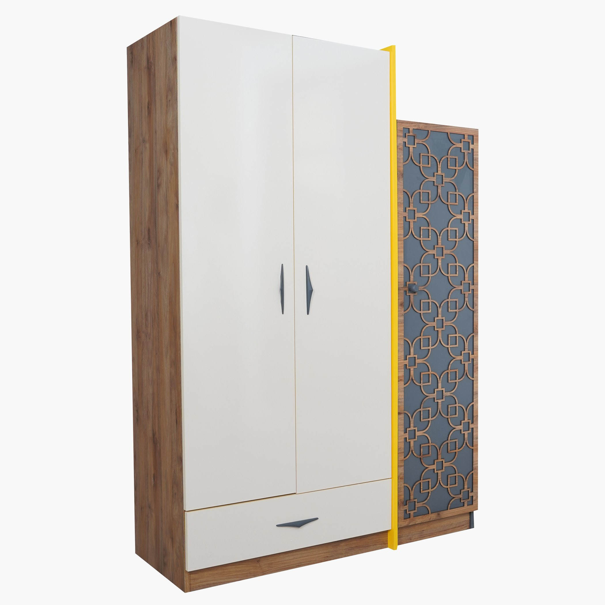 خزانة ملابس 3 أدراج ودرج واحد - تانيا من موڤو-hbxfurniture-wardrobes-image-3