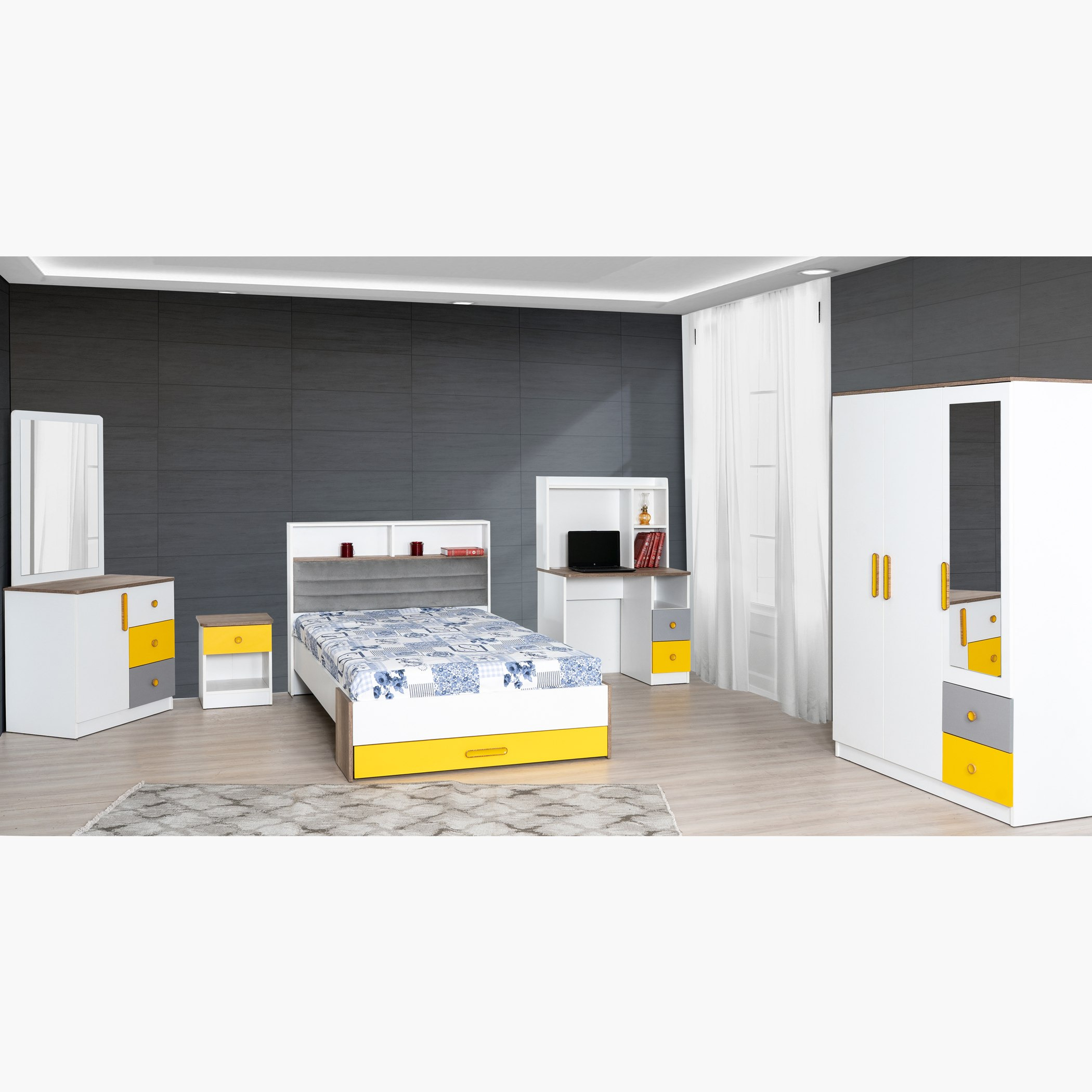 طاولة تزيين بـ3 أدراج دون مرآة من ساني-hbxfurniture-kidsroom-kidsdressersandmirrors-image-8
