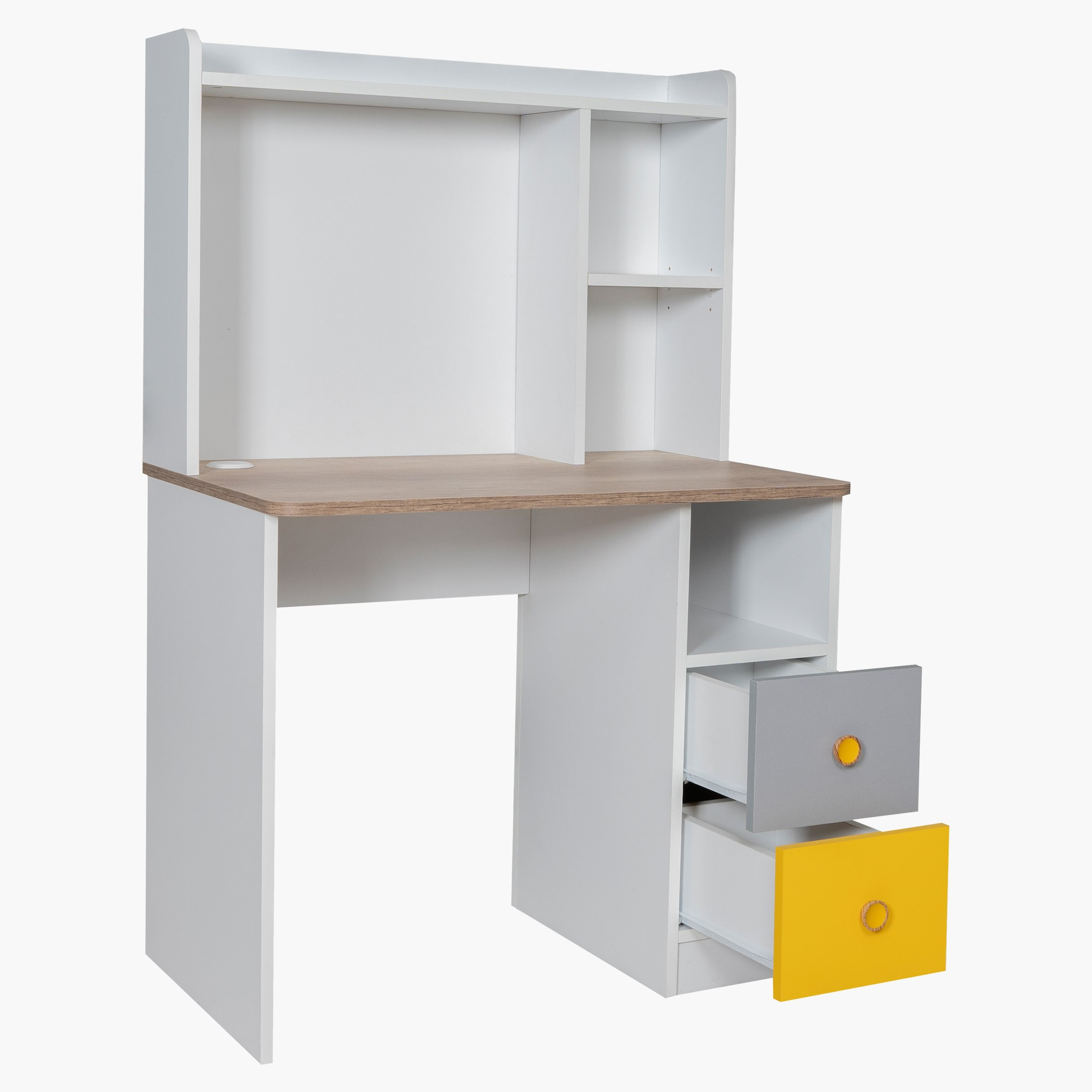 مكتب دراسة بدرجين مع خزانة من صاني-hbxfurniture-office-desks-image-4