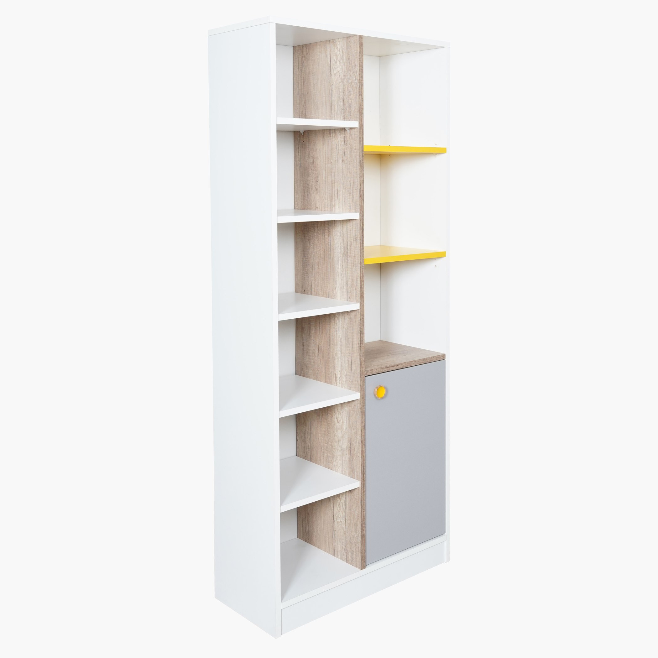 Sunny Panelled 1-Door Bookcase - 72.6x32.1x175.5 cm-PROMO_HB_SA_HBX10_TH1000_NEW_031025-image-3