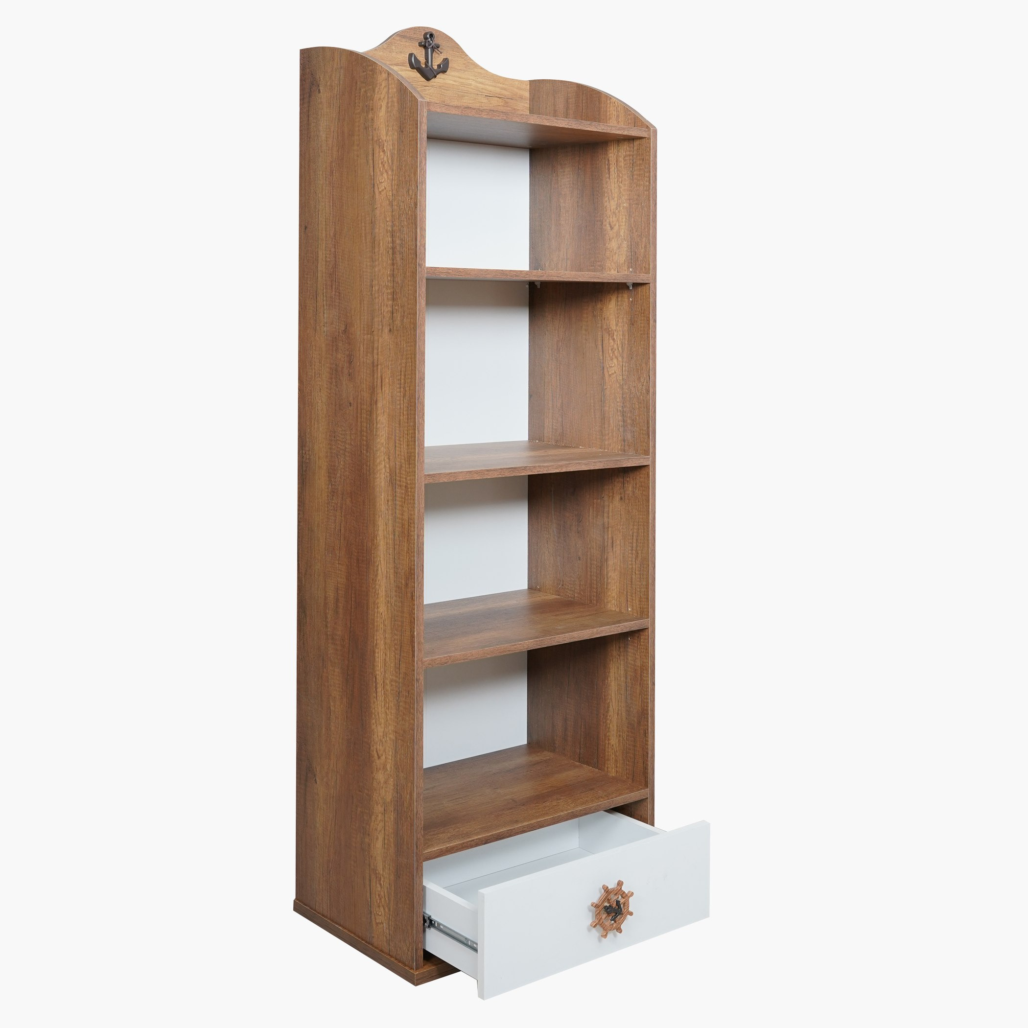 خزانة كتب بدرج واحد - كابتن من موڤو -hbxfurniture-office-bookcases-image-4