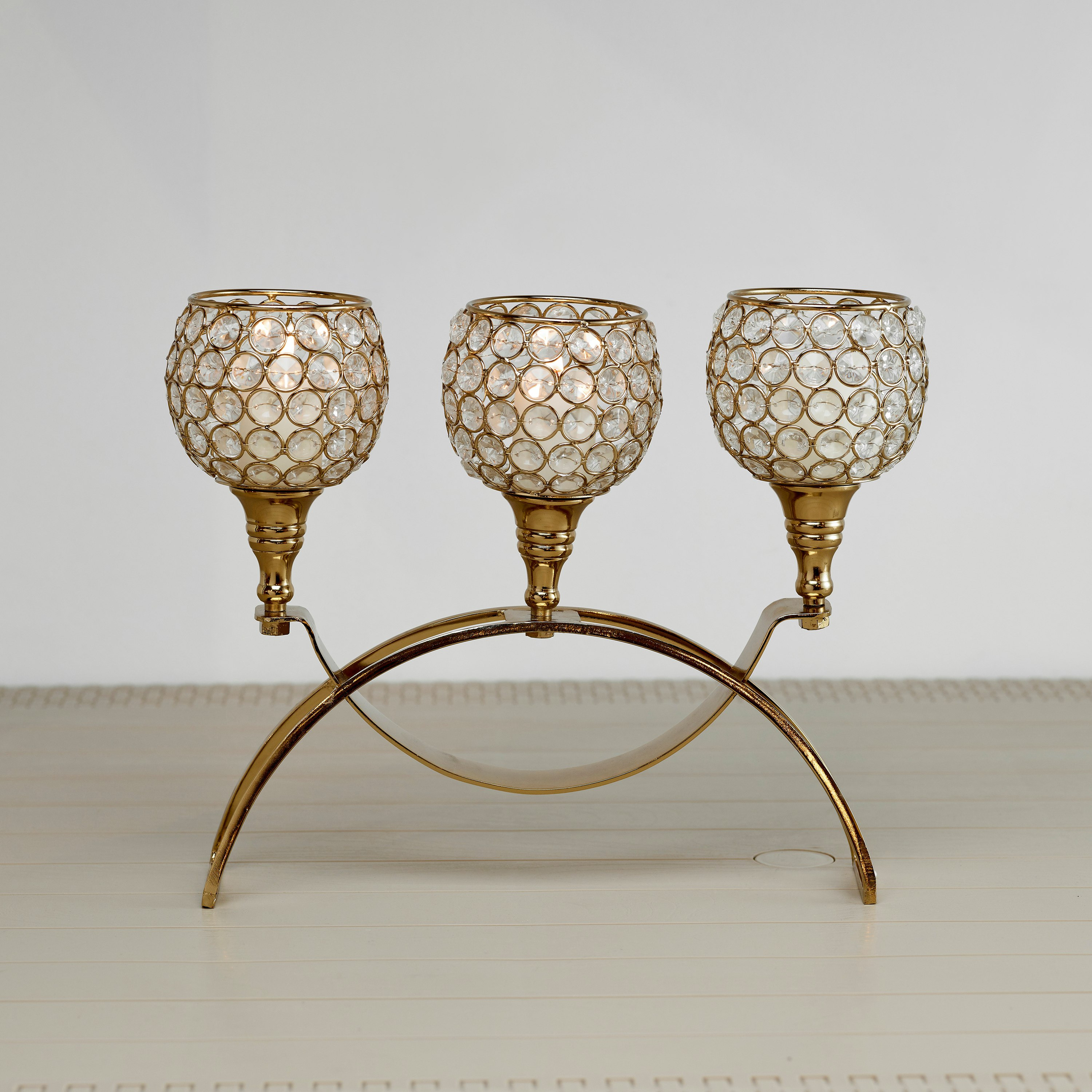 حامل شموع فوتيف مزين من كرستال-hbxlivingroom-decorandaccessories-candleholders-image-1