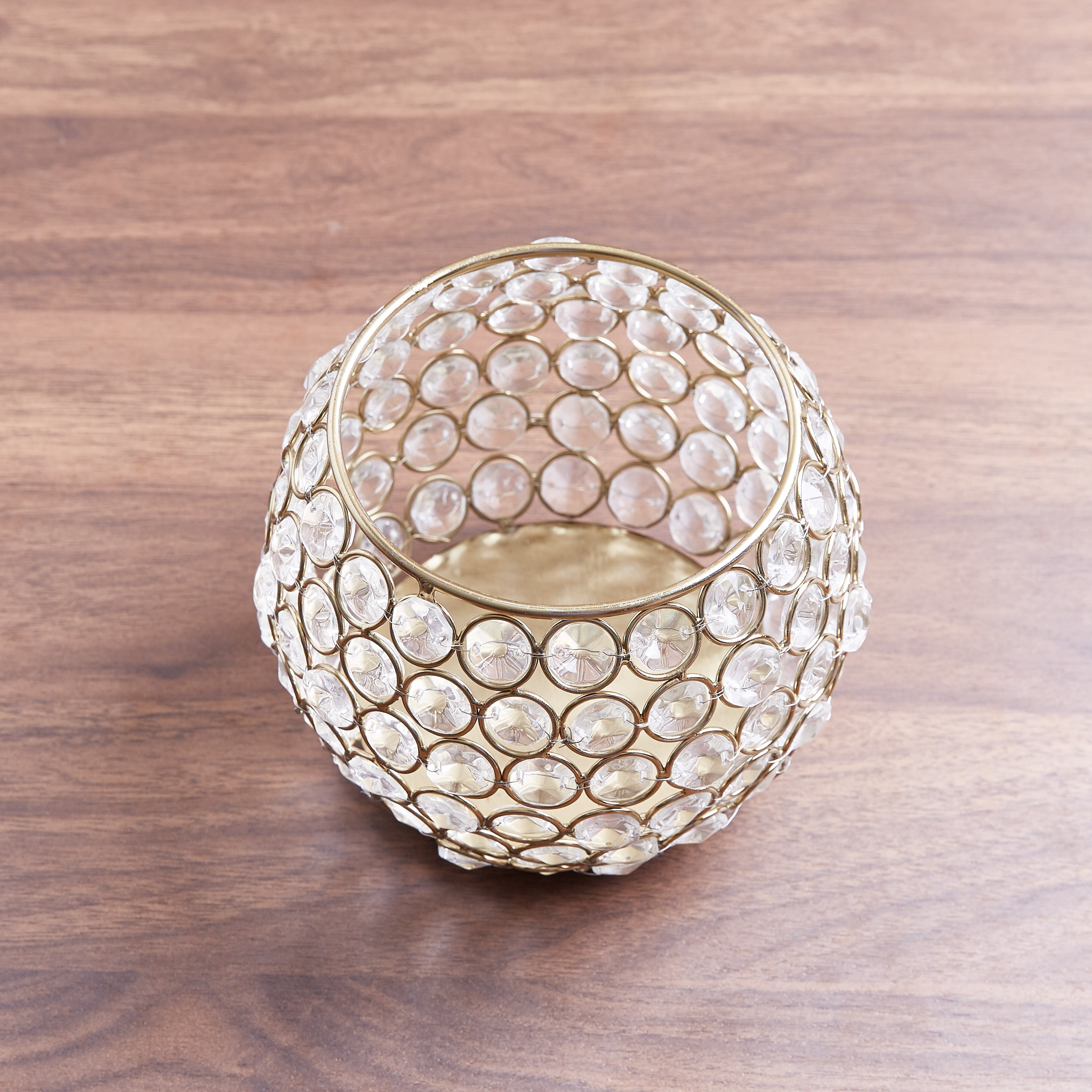 حامل شموع صغيرة  كريستالي من كريستال-hbxlivingroom-decorandaccessories-candleholders-image-2