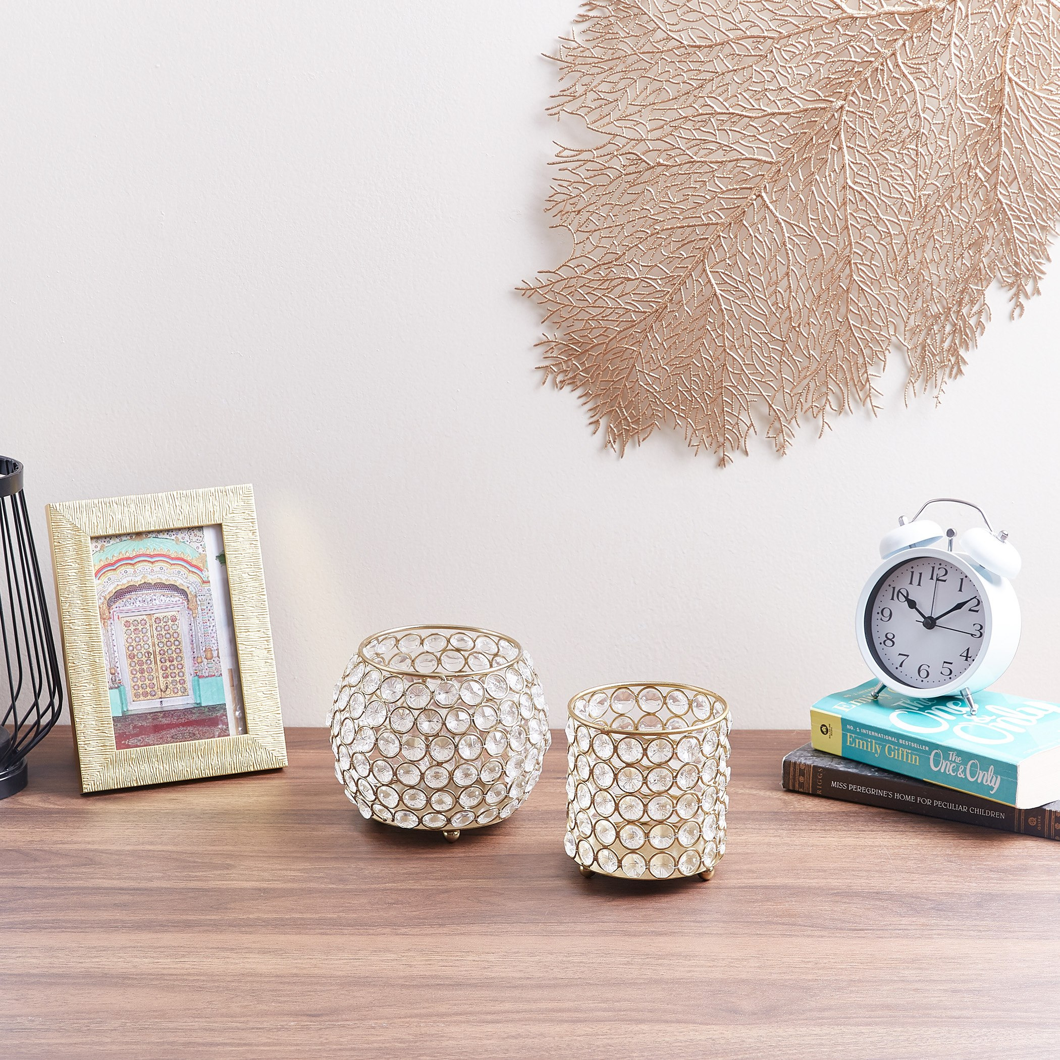 حامل شموع فوتيف مزين من كريستال-hbxlivingroom-decorandaccessories-candleholders-image-3
