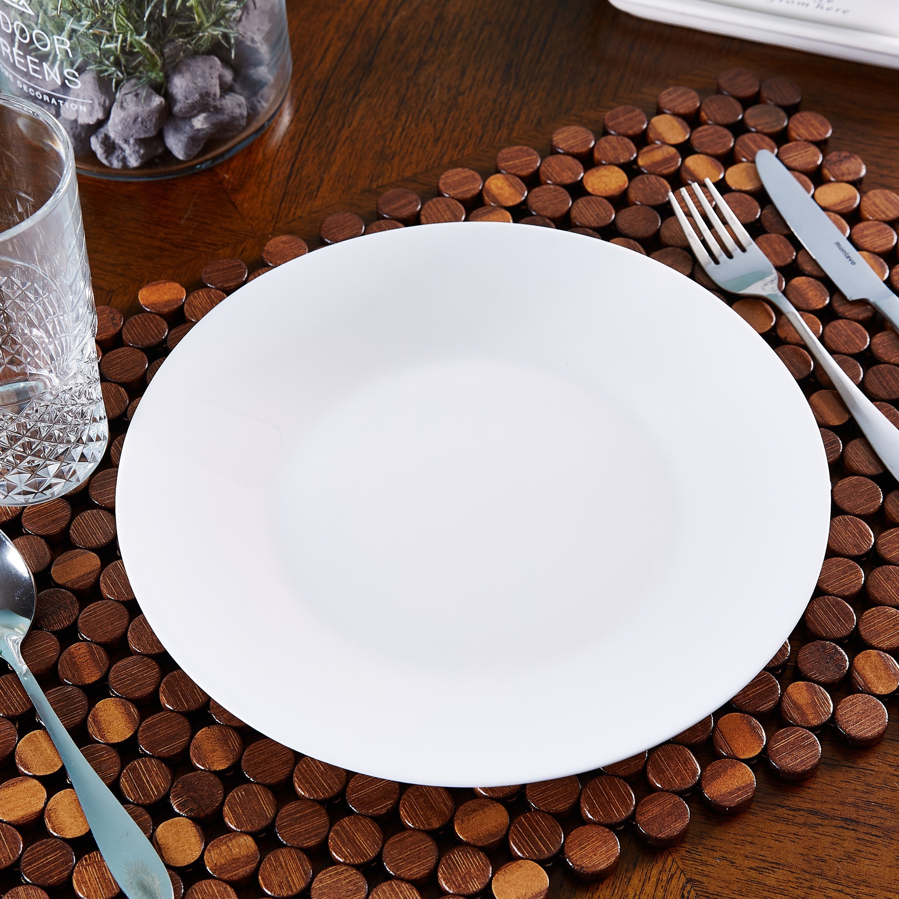 صحن عشاء أوبال من إيسينس - 25 سم -hbxdecorandfurnishings-tabletop-crockery-image-1