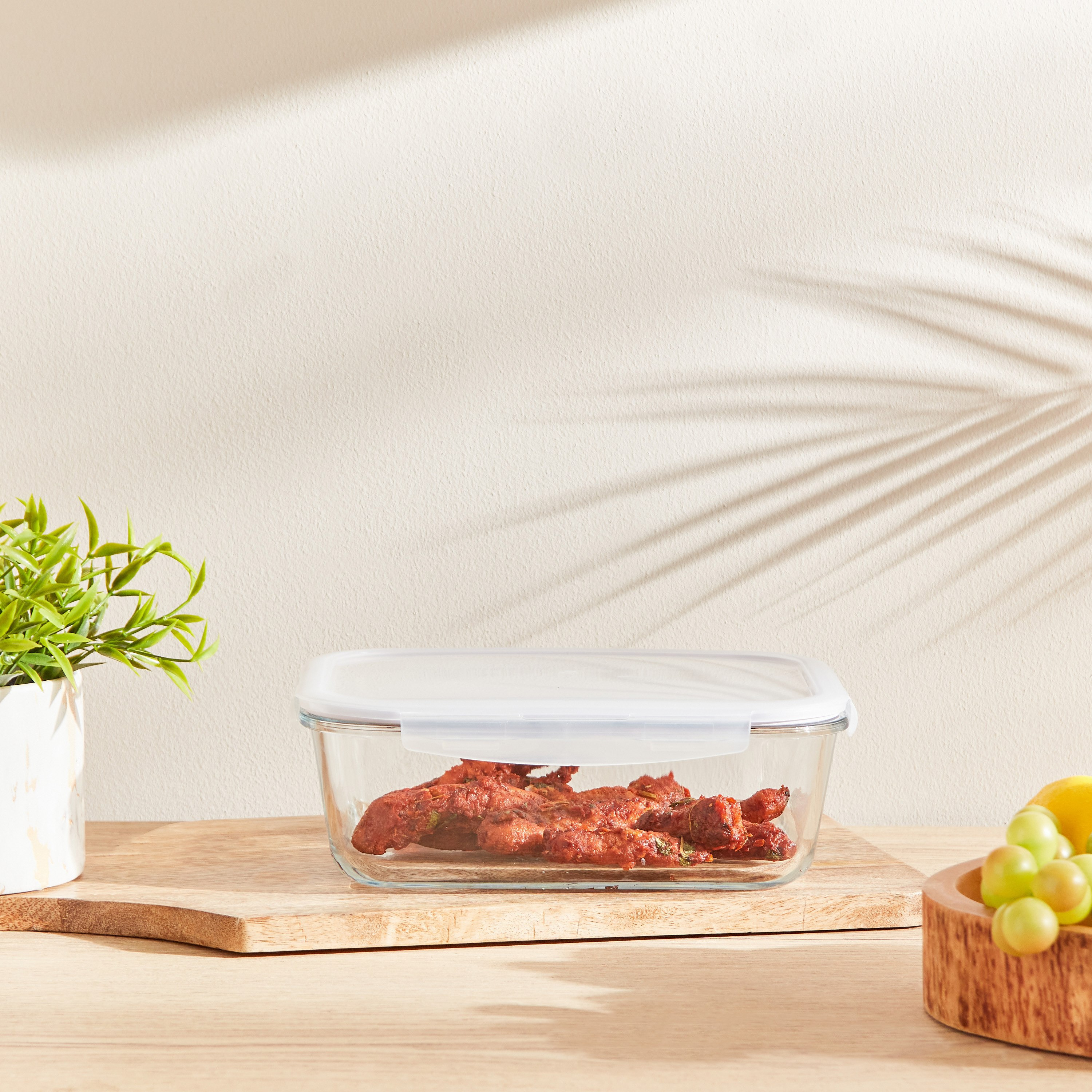 طقم حاويات مستطيلة زجاجية مقاومة للحرارة من لوك أند لوك - 2L لتر-hbxhomeware-hbxkitchen-image-1