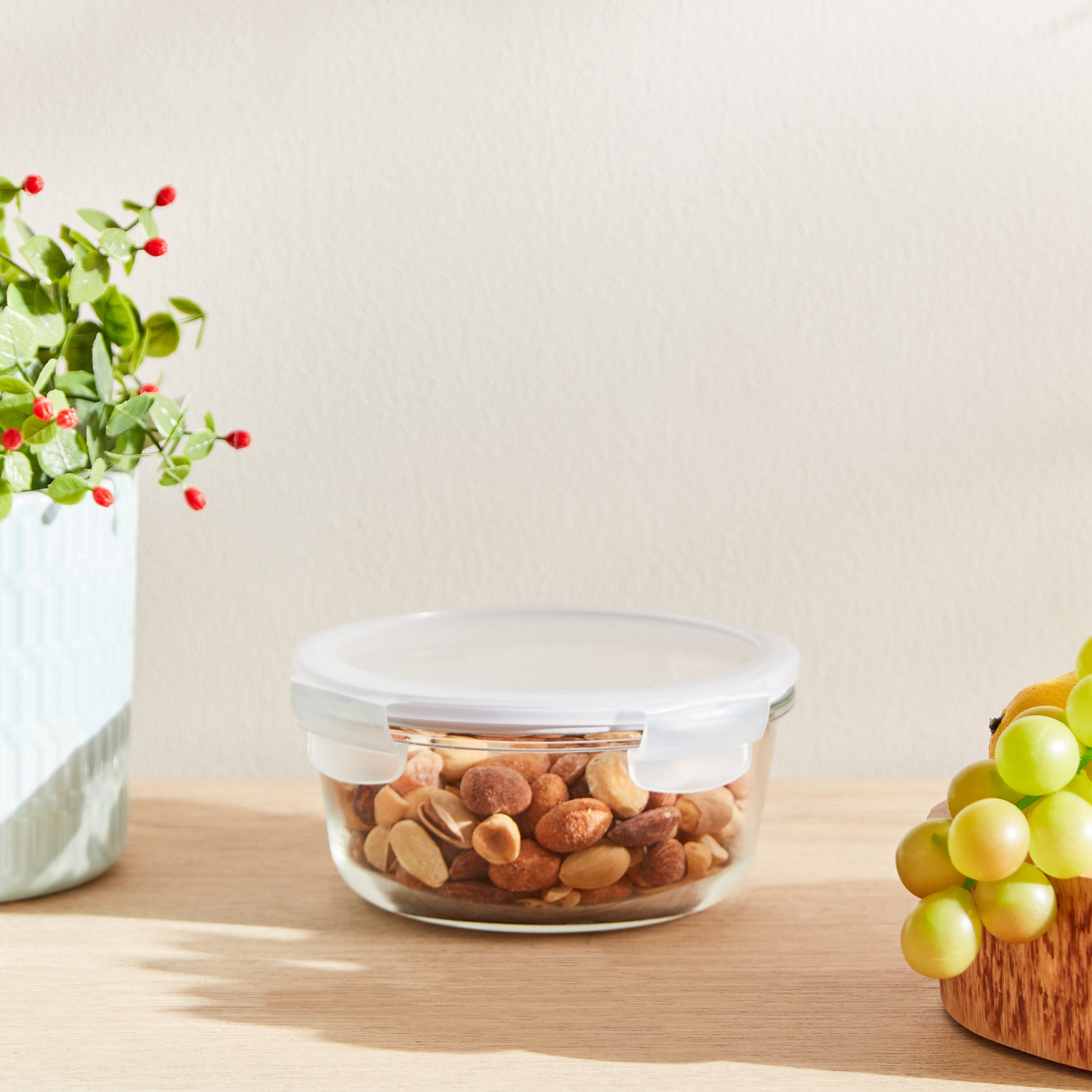 حاوية زجاجية مستديرة مقاومة للحرارة من لوك اند لوك - 650 لتر-hbxhomeware-hbxkitchen-image-1
