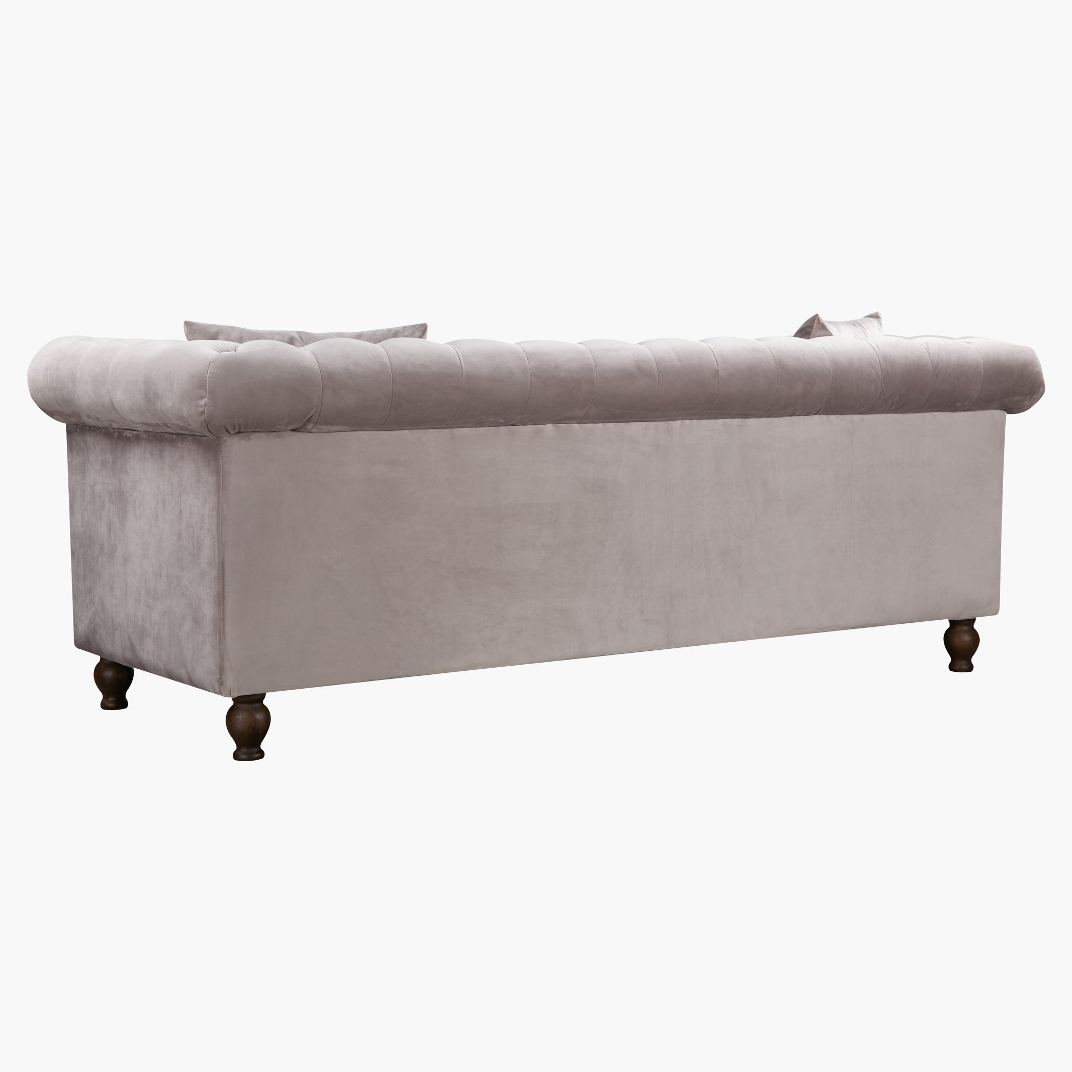 كنبة مخمليّة معنقدة 3 مقاعد مع وسادتين من صوفيا-hbxlivingroom-sofasandarmchairs-sofas-image-3