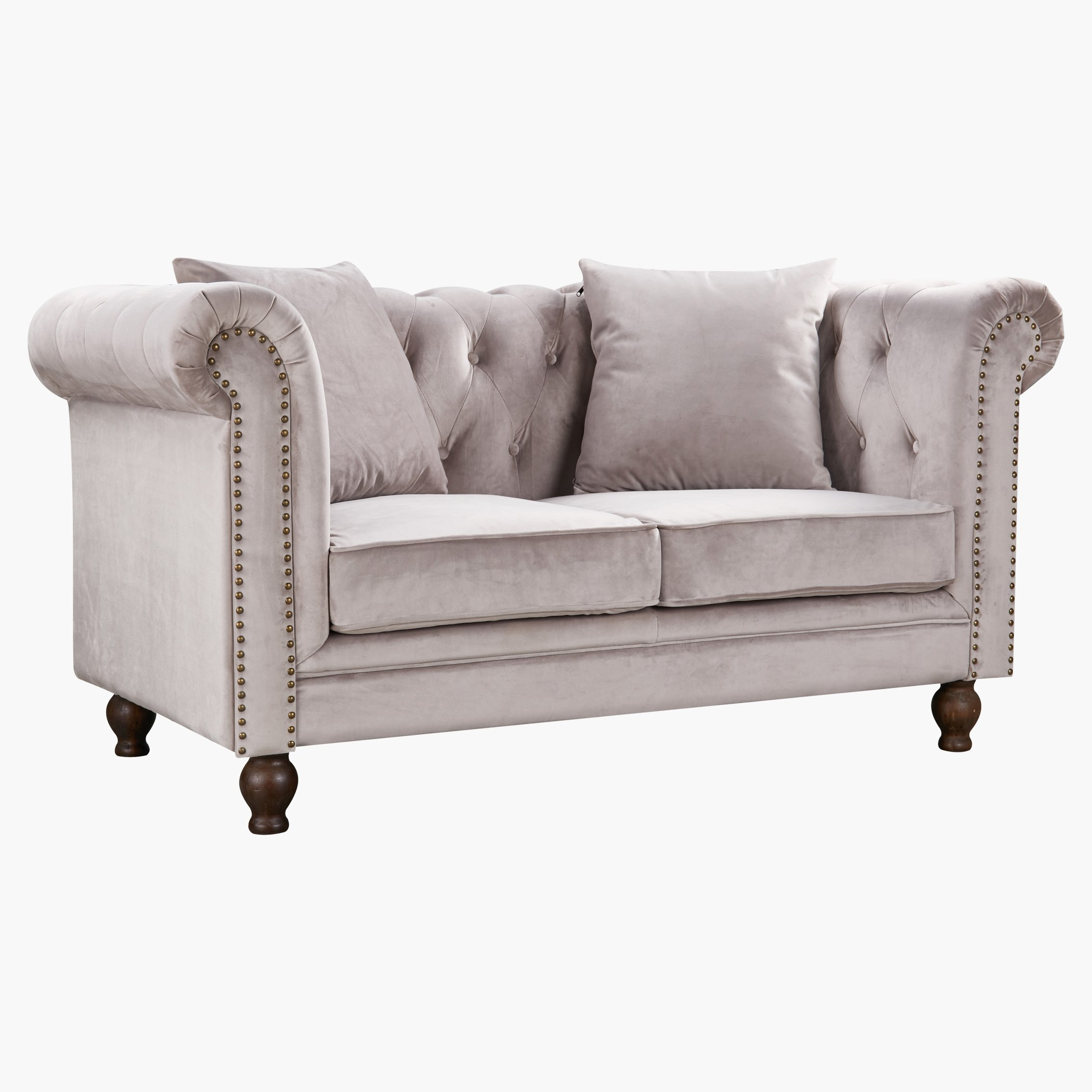 كنبة مخمليّة معنقدة مقعدين مع وسادتين من صوفيا-hbxlivingroom-sofasandarmchairs-sofas-image-2