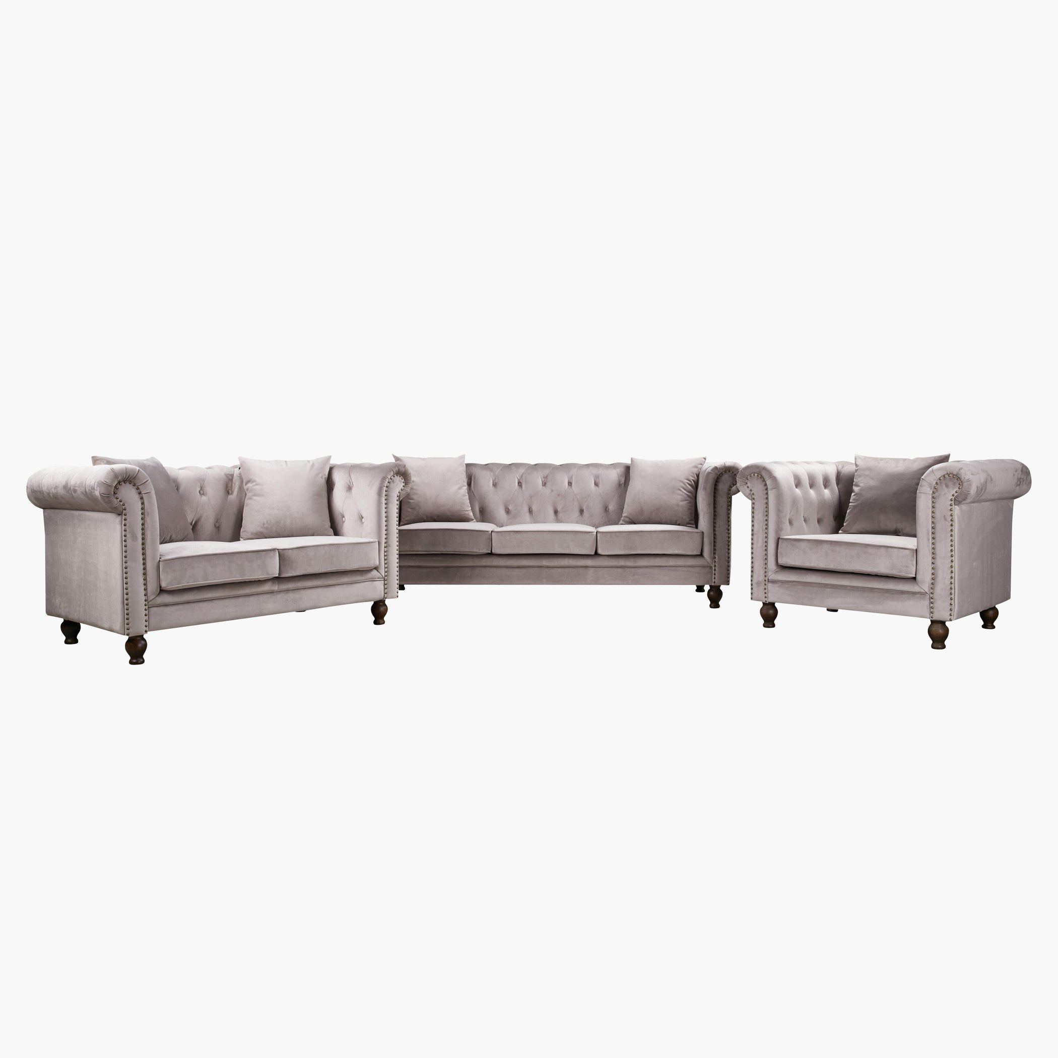 كنبة مخمليّة معنقدة مقعدين مع وسادتين من صوفيا-hbxlivingroom-sofasandarmchairs-sofas-image-6