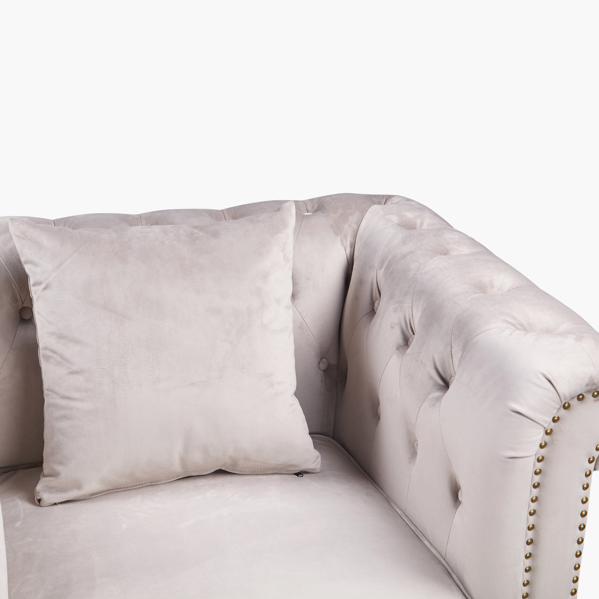 Sofia 1-Seater Tufted Velvet Armchair with Cushion-hbxlivingroom-sofasandarmchairs-sofas-image-4