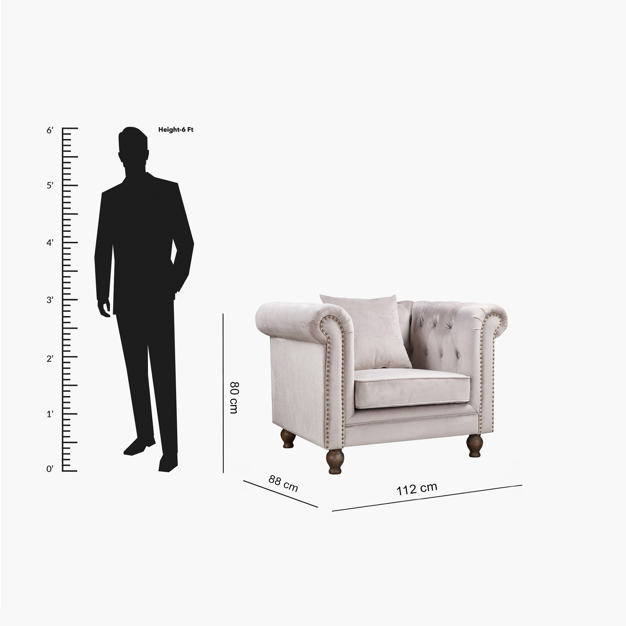 Sofia 1-Seater Tufted Velvet Armchair with Cushion-hbxlivingroom-sofasandarmchairs-sofas-image-7