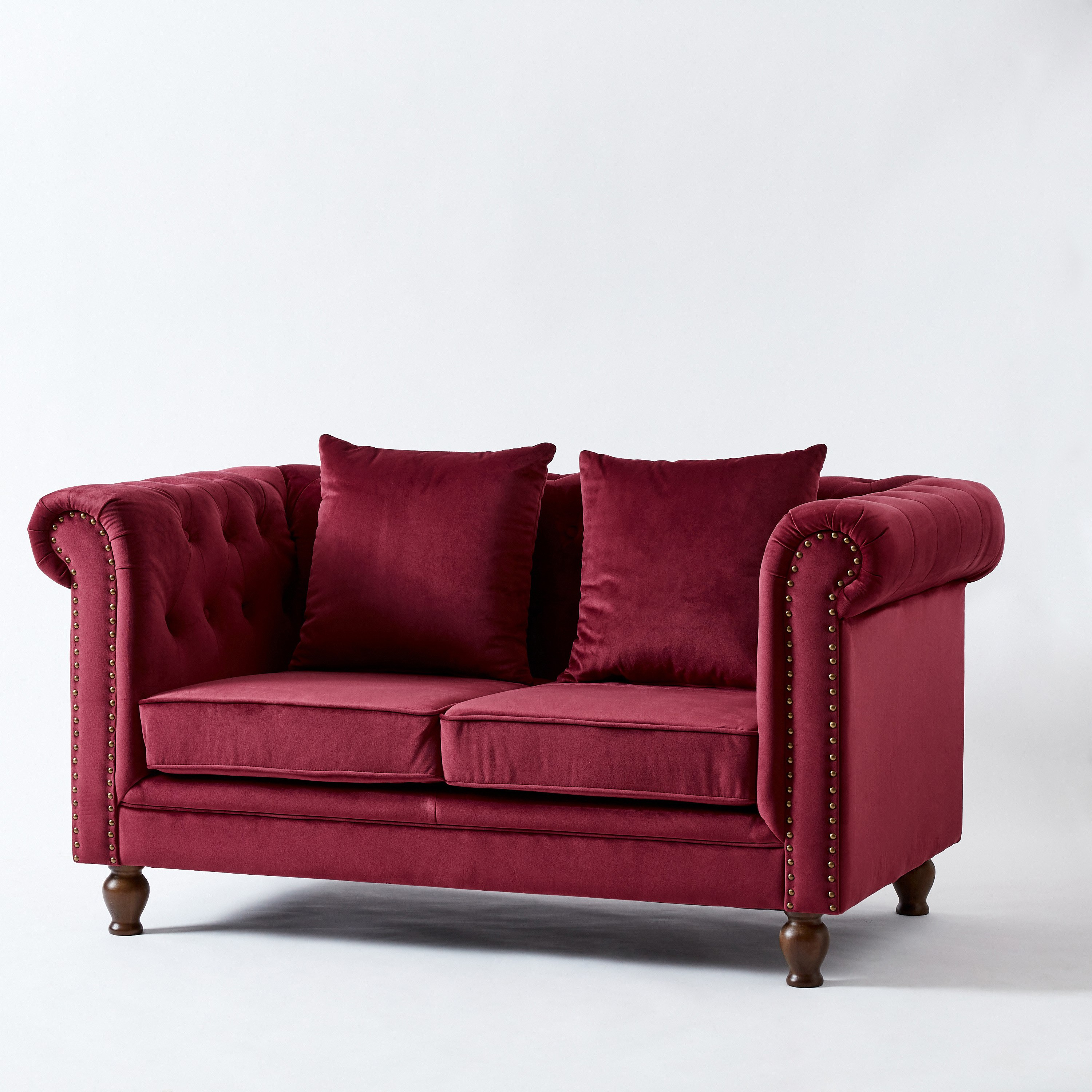 كنبة مخمل معنقدة مقعدين مع وسادتين من صوفيا-hbxlivingroom-sofasandarmchairs-sofas-image-8