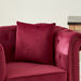 Sofia 1-Seater Tufted Velvet Armchair with Cushion-Armchairs-thumbnailMobile-3