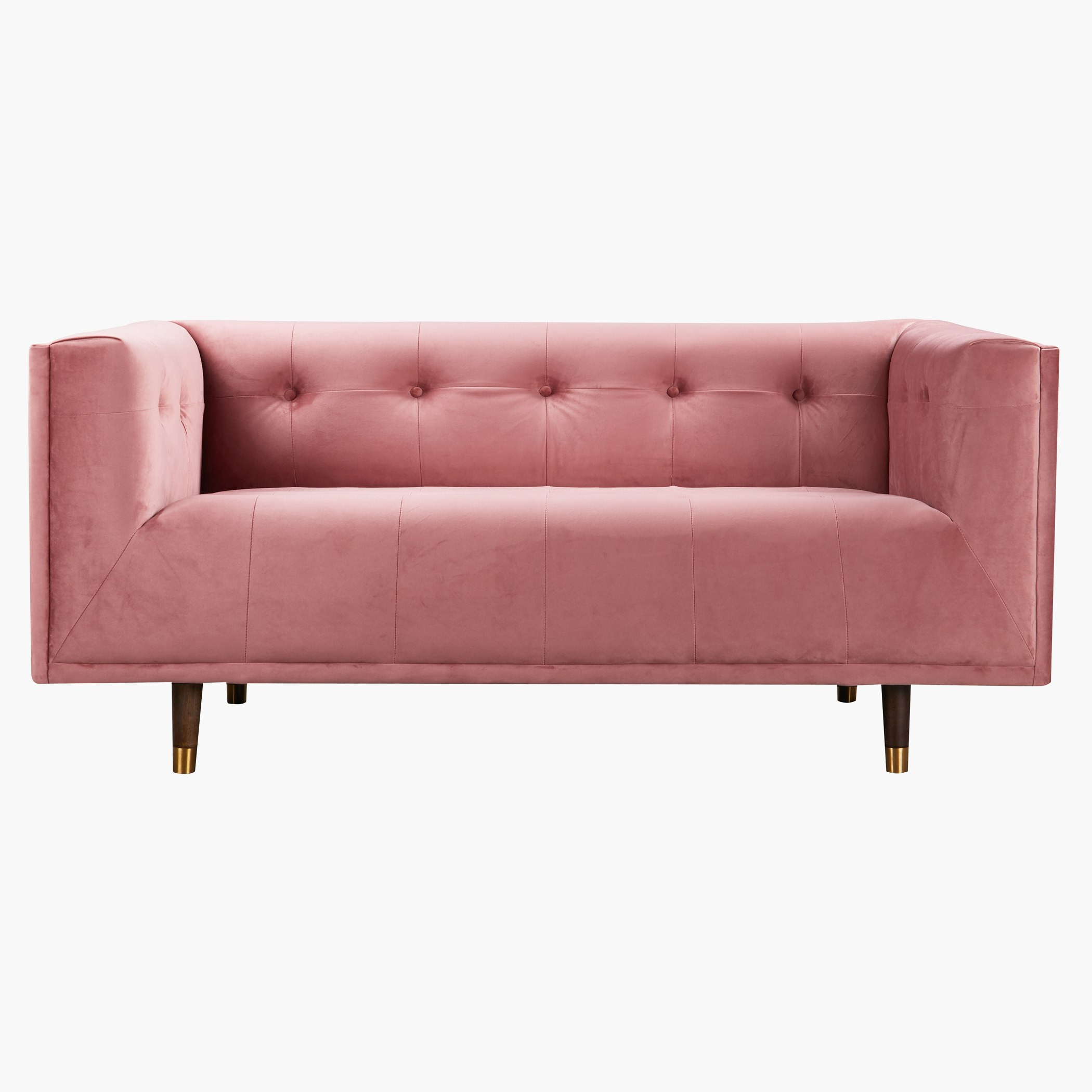 كنبة مخمليّة مقعدين من كريستينا-hbxlivingroom-sofasandarmchairs-sofas-image-1