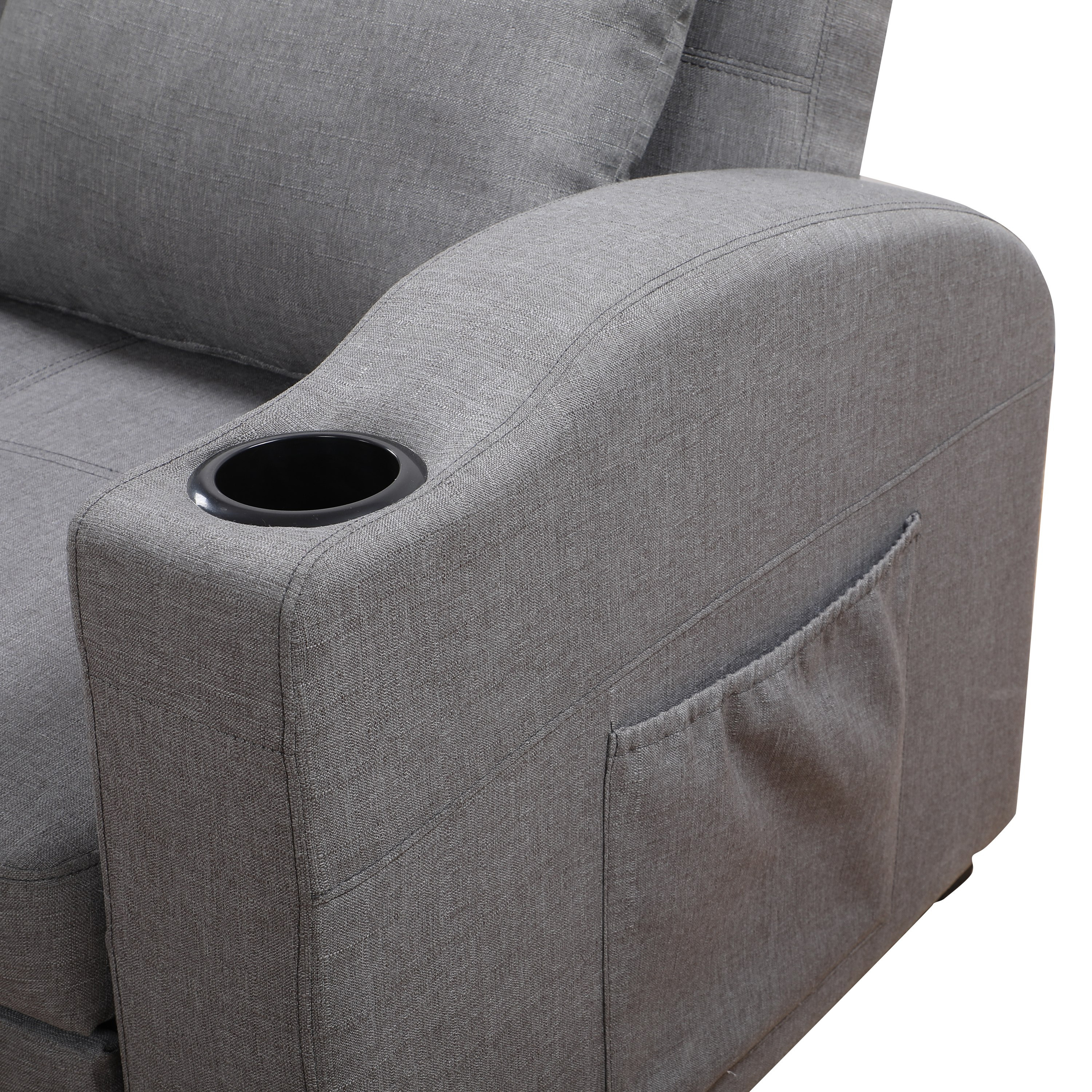 كنبة سرير قماشيّة تسحب للخارج 3 مقاعد مع 2 حامل أكواب ووسائد من مورجان-hbxlivingroom-sofasandarmchairs-sofas-image-14